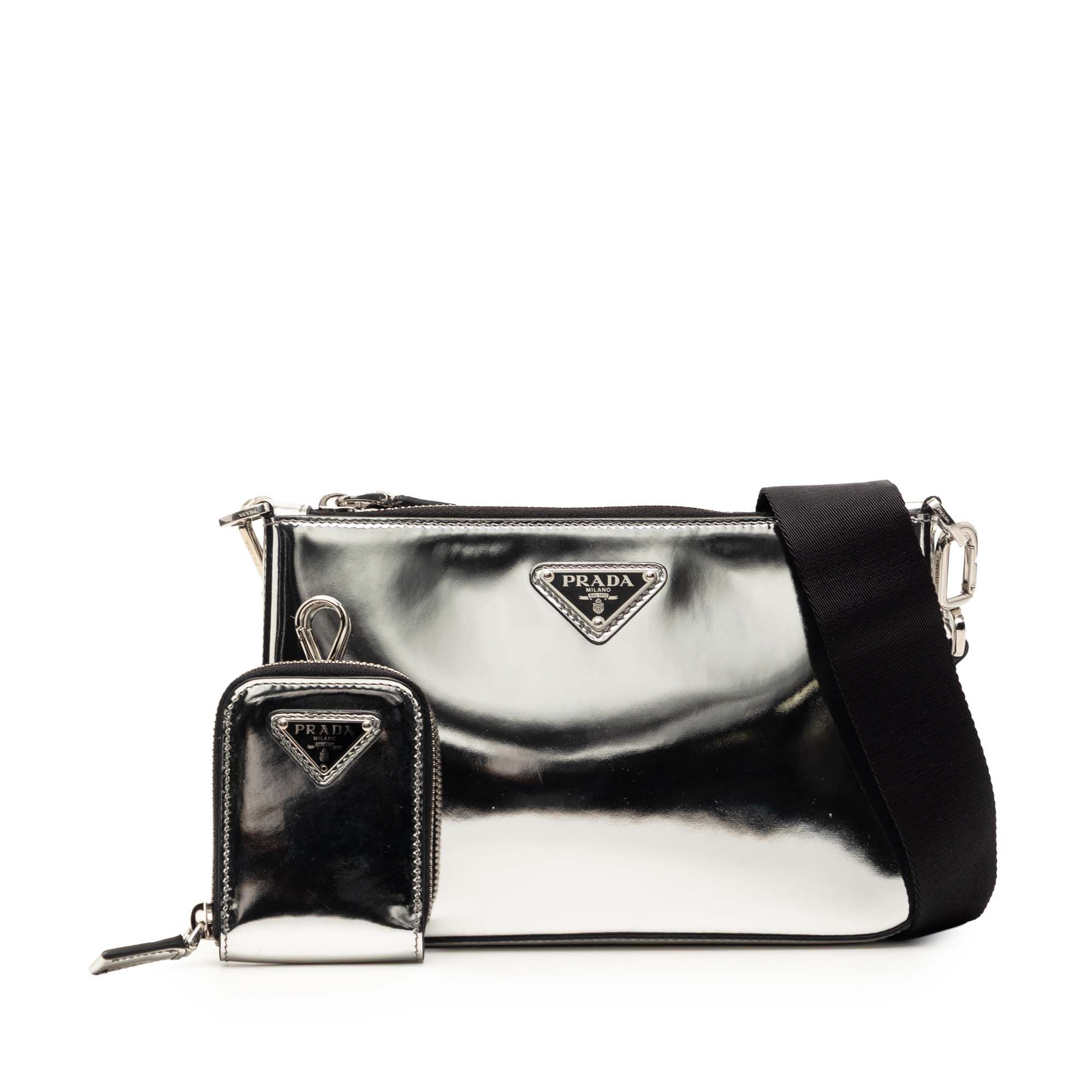 Prada Brushed Leather Re Edition Zip Messenger Bag Size ONE SIZE - 7 Thumbnail