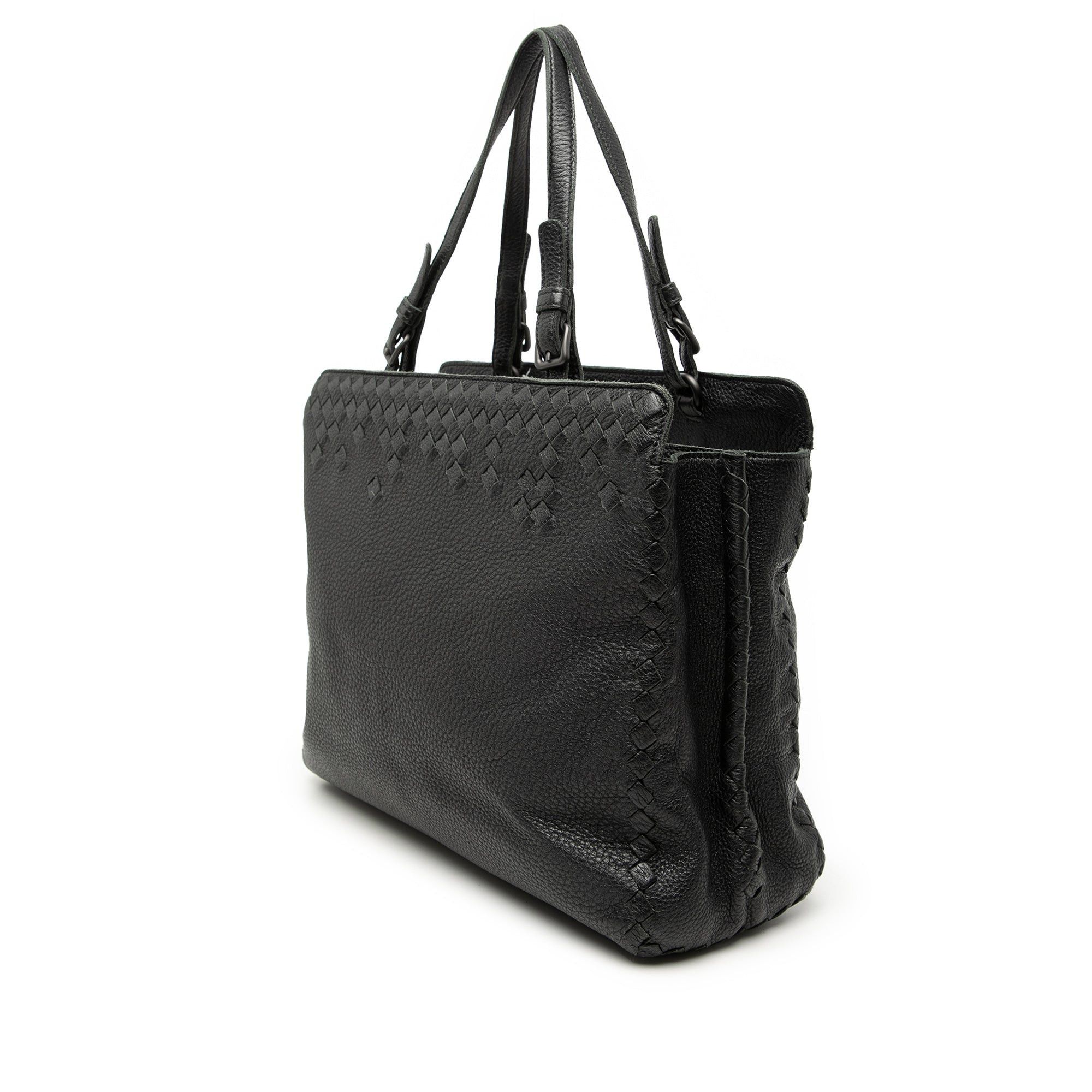 Bottega Veneta Grained Calfskin Intrecciato Tote Size ONE SIZE - 2 Thumbnail