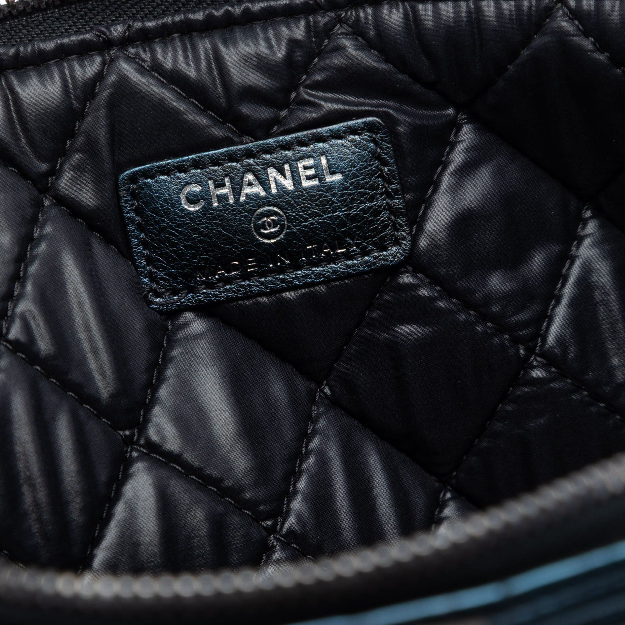 Chanel Large Quilted Metallic Lambskin Boy O Case Clutch Size ONE SIZE - 5 Thumbnail