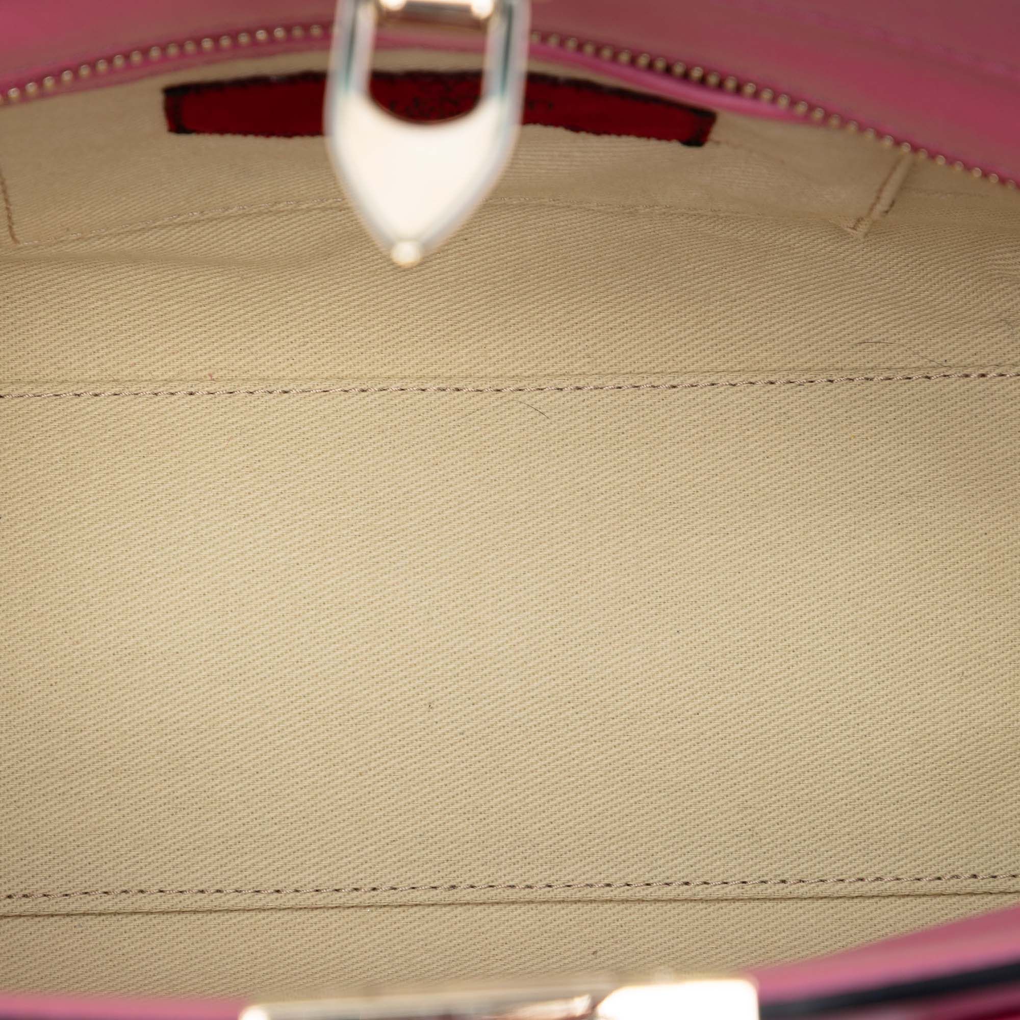 Valentino Mini Leather Rockstud Double Handle Tote Size ONE SIZE - 4 Thumbnail