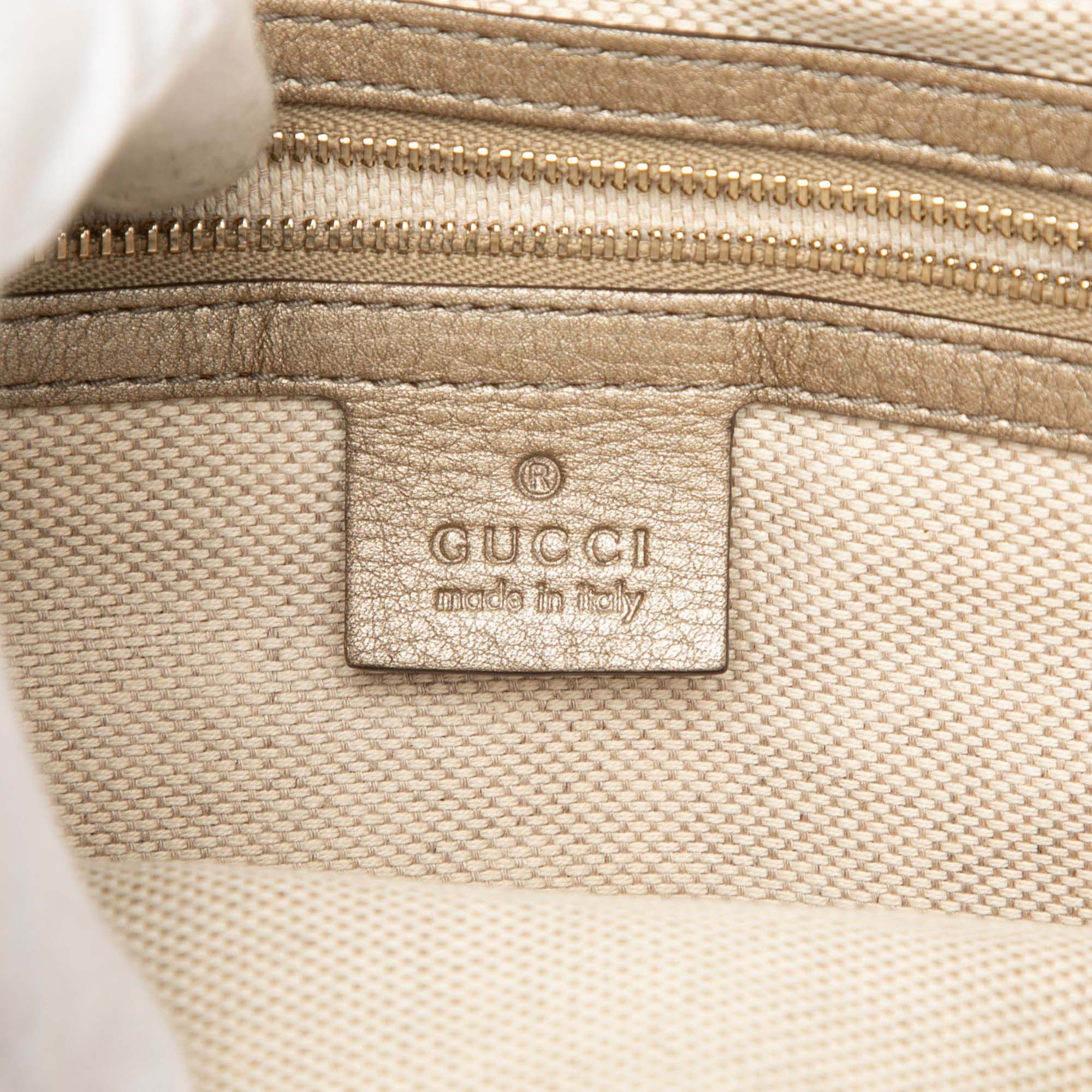 Gucci Small Metallic Leather Soho Working Satchel Size ONE SIZE - 5 Thumbnail