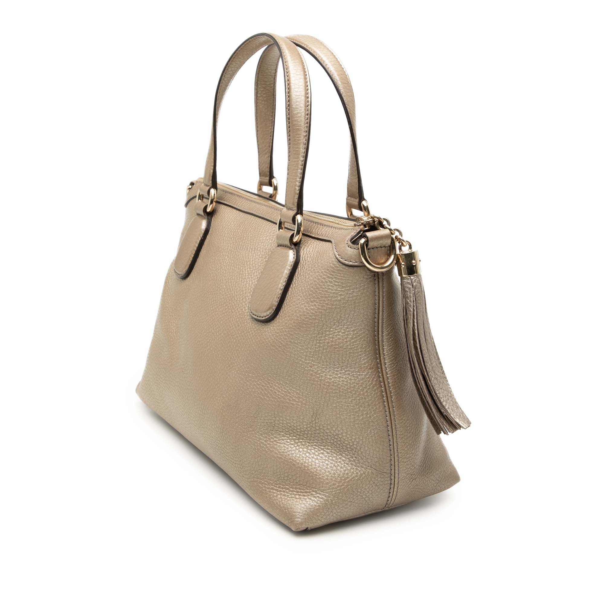 Gucci Small Metallic Leather Soho Working Satchel Size ONE SIZE - 2 Thumbnail