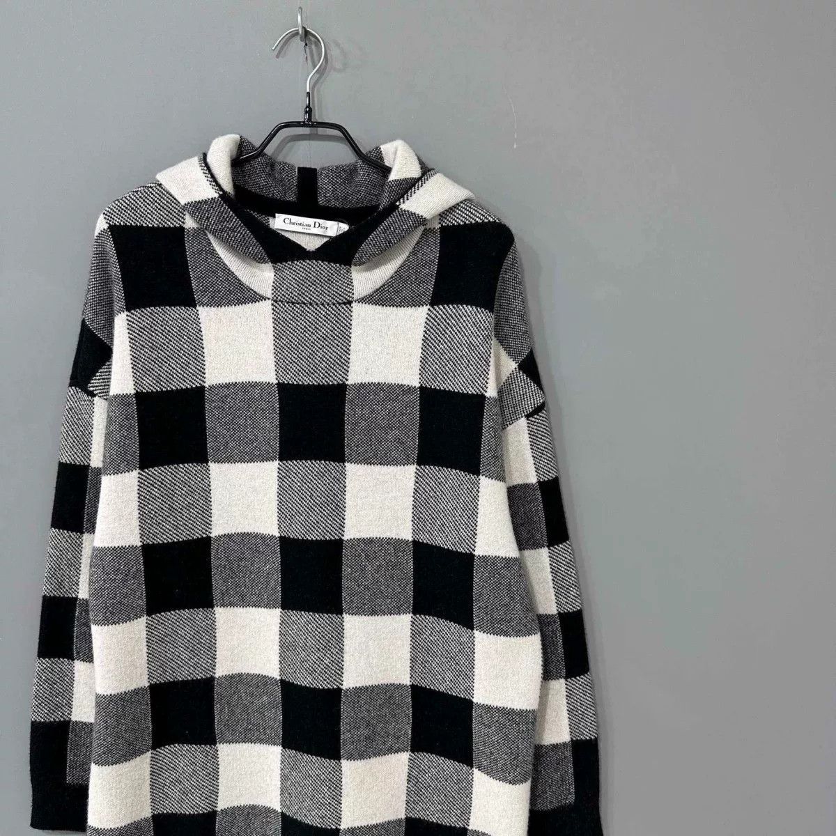 Dior Dior JAdior Cashmere Plaid Hoodie Size S / US 4 / IT 40 - 2 Thumbnail