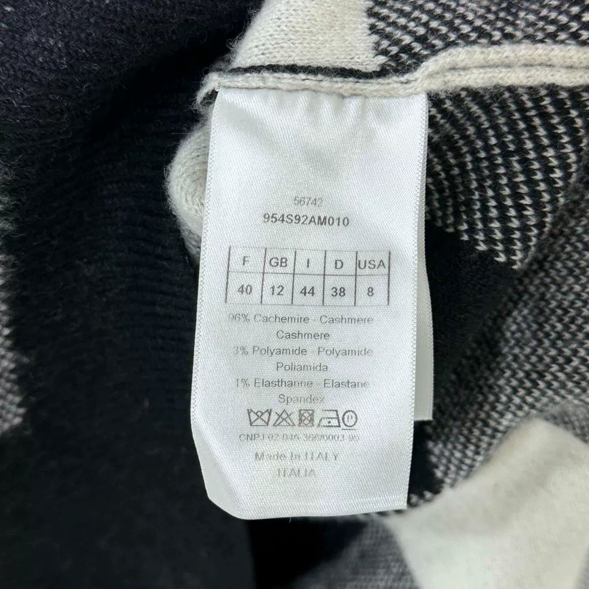 Dior Dior JAdior Cashmere Plaid Hoodie Size S / US 4 / IT 40 - 5 Thumbnail