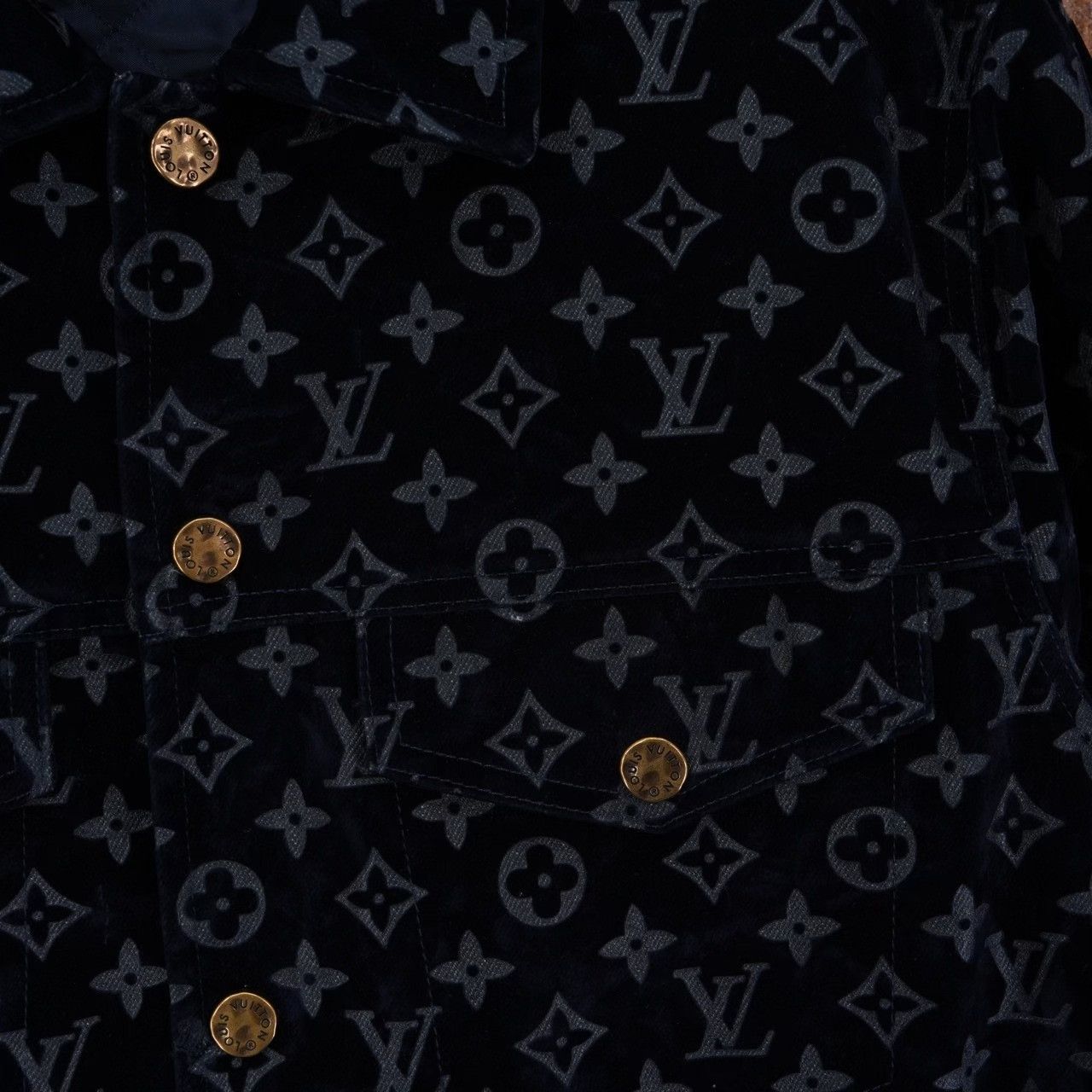 Louis Vuitton Louis Vuitton 24SS Fire Cloud Denim Jacket Size US L / EU 52-54 / 3 - 3 Thumbnail