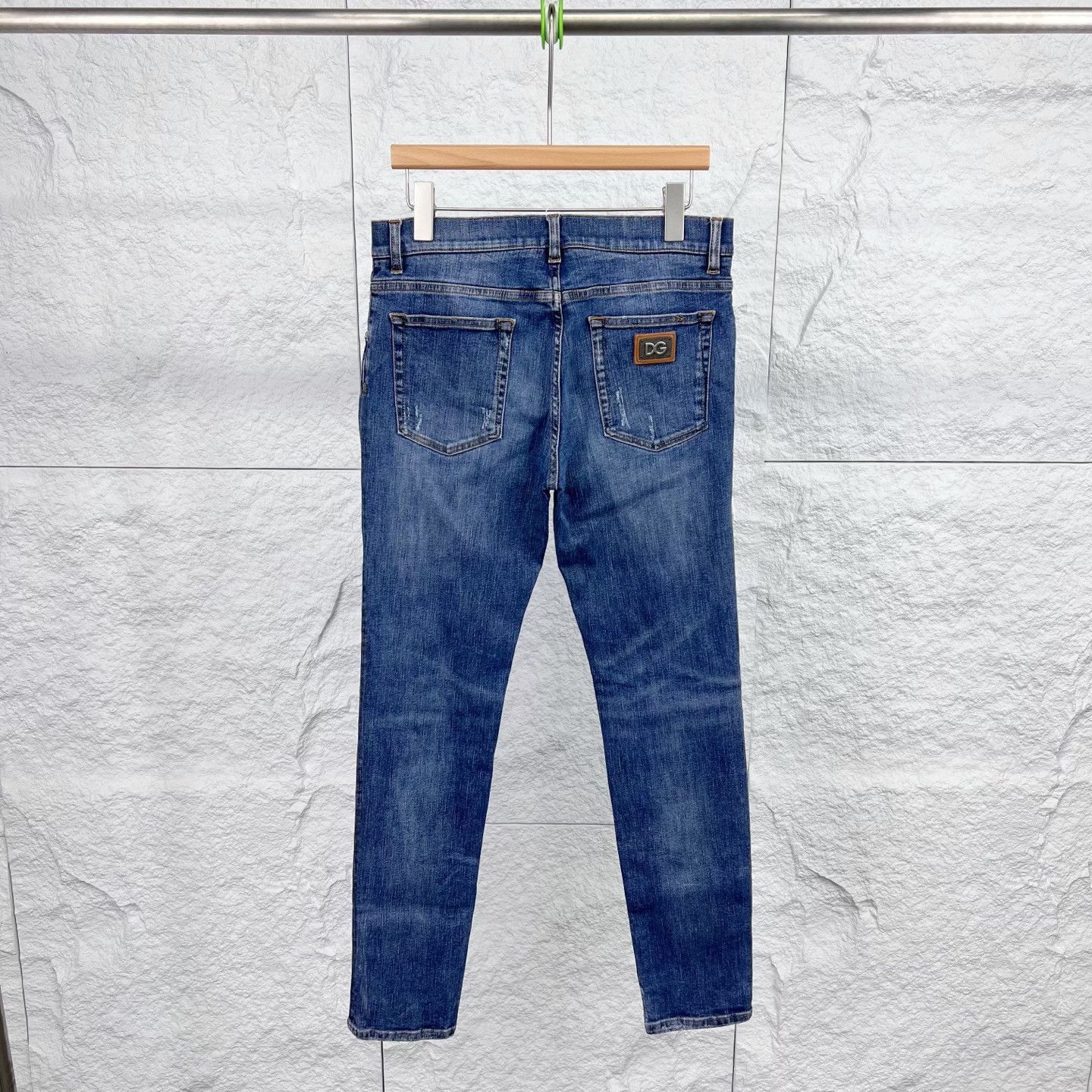 Dolce & Gabbana Dolce & Gabbana Dark Blue Distressed Jeans Size US 35 - 2 Thumbnail