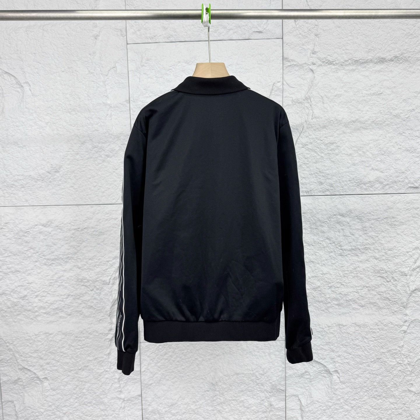 Givenchy Givenchy Black Side Stripe Zip Jacket Size US L / EU 52-54 / 3 - 2 Thumbnail