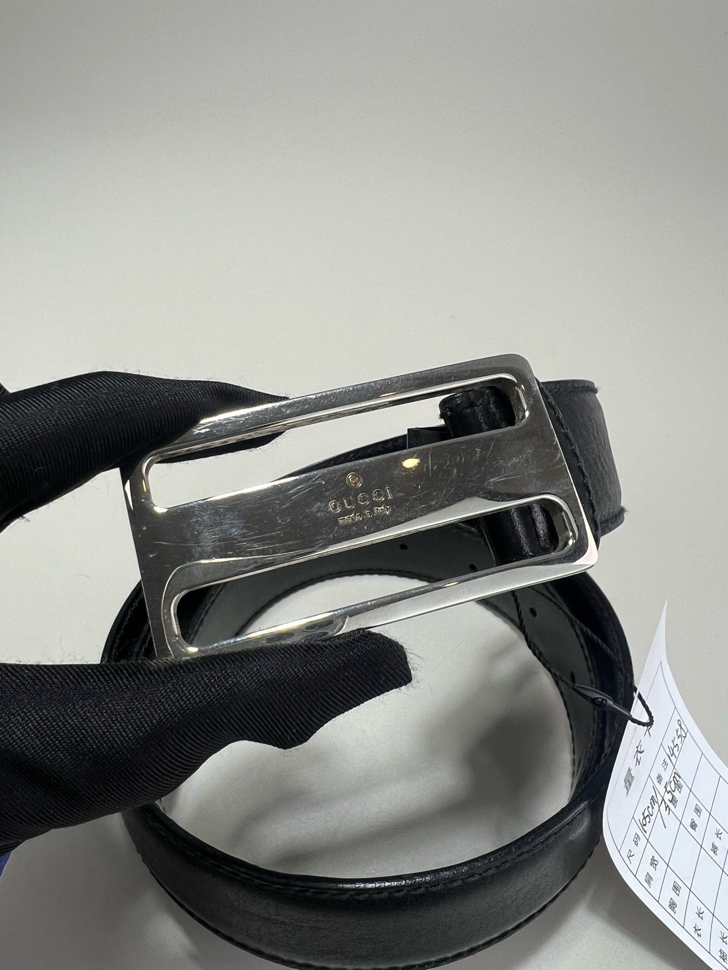 Gucci Gucci Black Belt Size 100 Size ONE SIZE - 3 Thumbnail