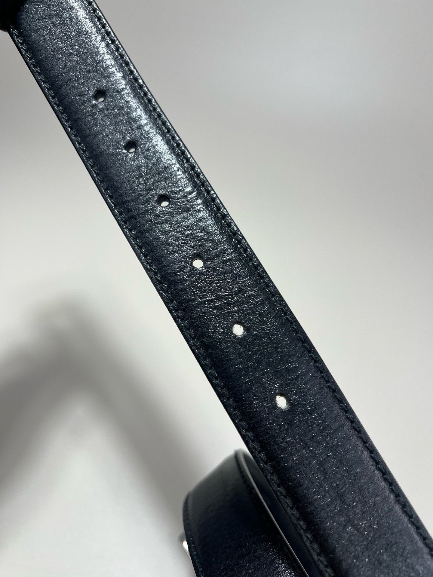 Gucci Gucci Black Belt Size 100 Size ONE SIZE - 6 Thumbnail