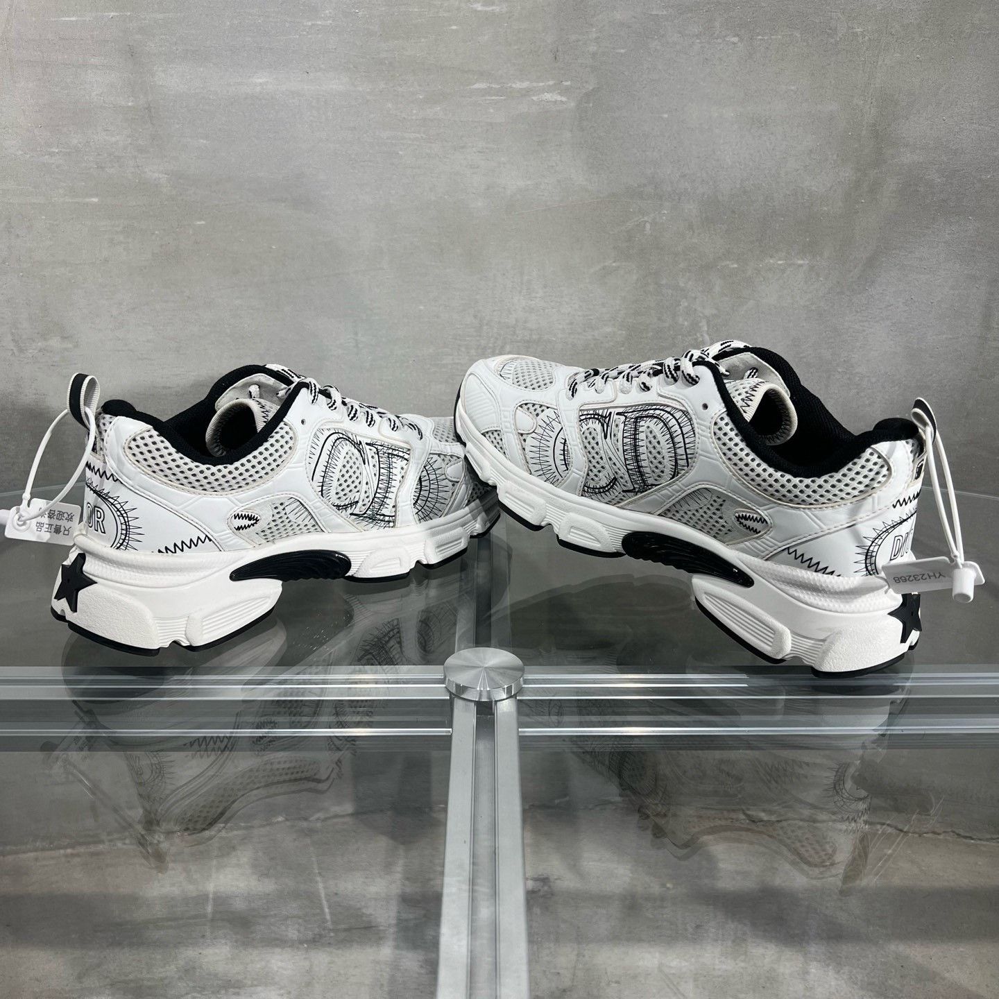 Dior DIOR Chrono 25 White Sneakers Size US 7 / IT 37 - 5 Thumbnail