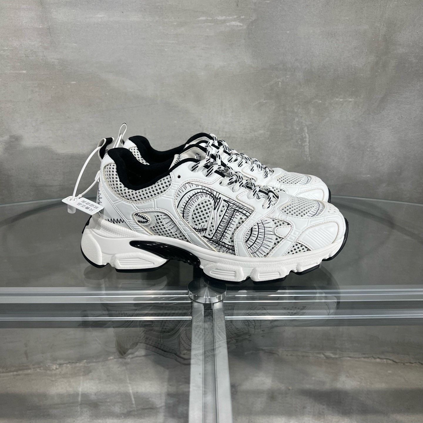 Dior DIOR Chrono 25 White Sneakers Size US 7 / IT 37 - 4 Thumbnail