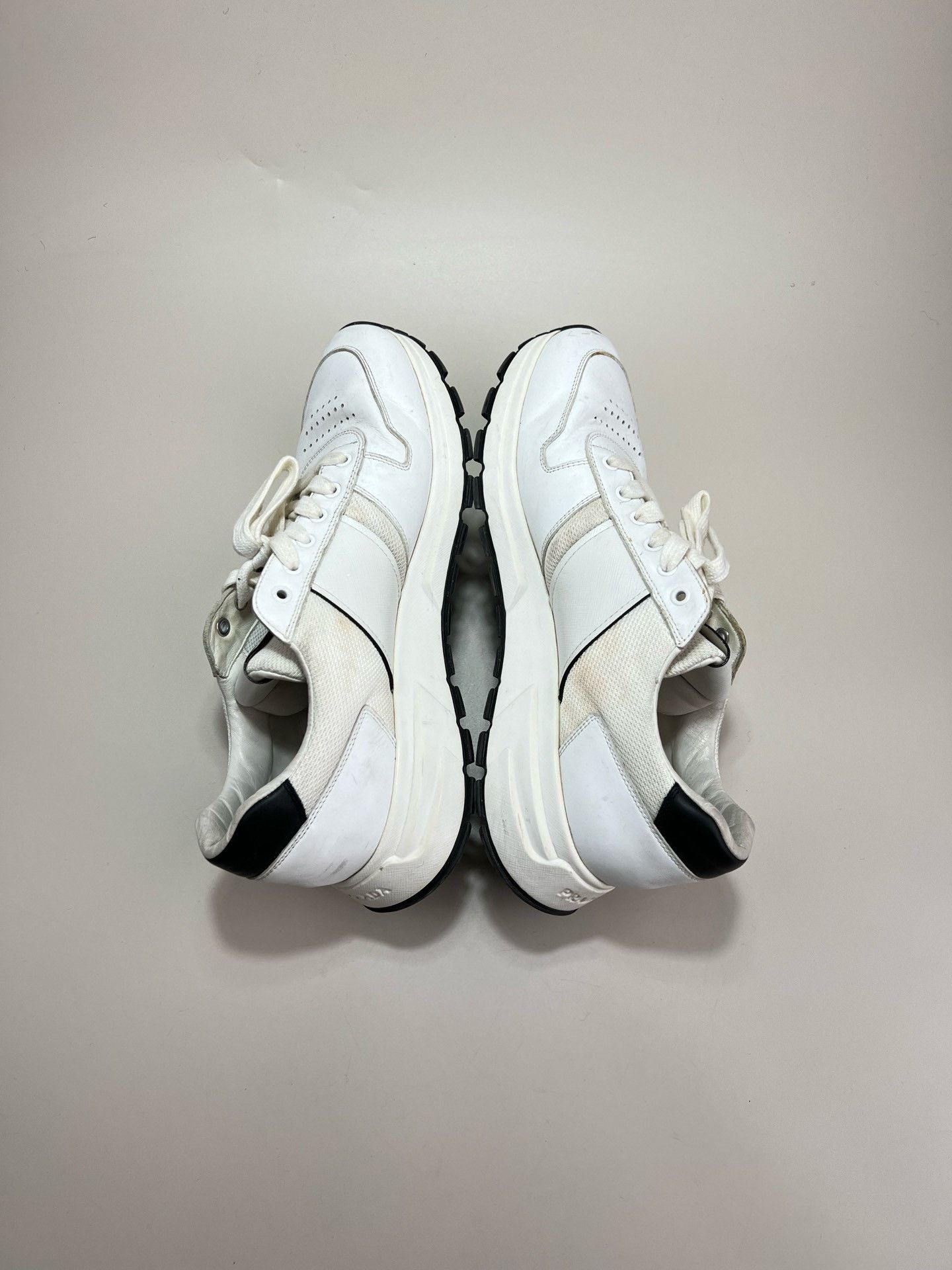 Prada PRADA White Sneakers Size 42.5 Size US 9.5 / EU 42-43 - 4 Thumbnail