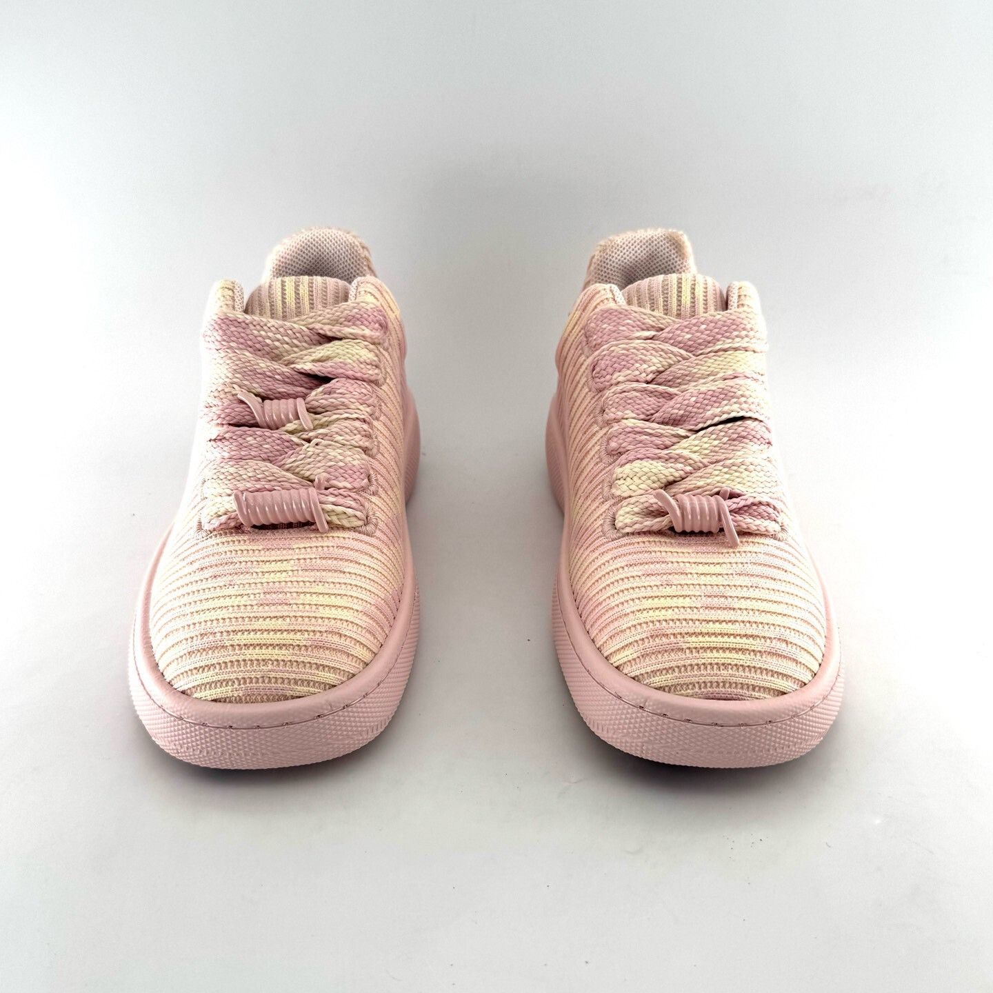 Burberry Burberry Pink Low-Top Thick Sole Sneakers Size US 5 / IT 35 - 2 Thumbnail