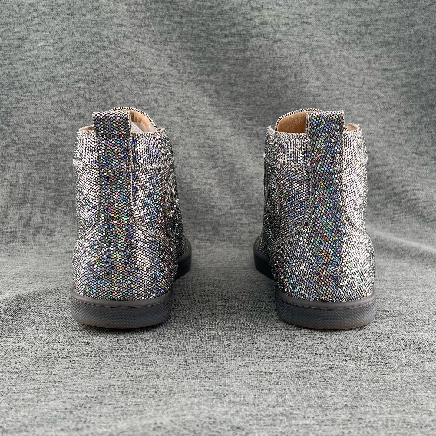 Christian Louboutin Christian Louboutin 36.5 Sequin High-Top Sneakers Size US 5.5 / IT 35.5 - 4 Thumbnail