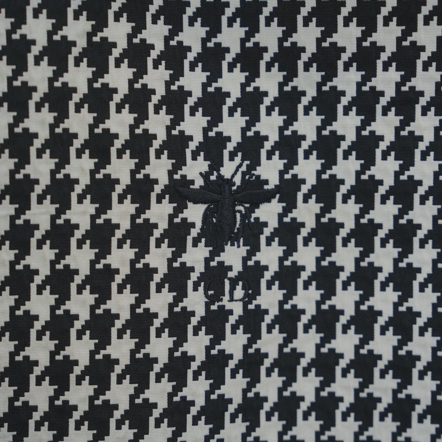 Dior DIOR FW22 Houndstooth Slogan Hooded Jacket Size XS / US 0-2 / IT 36-38 - 5 Thumbnail