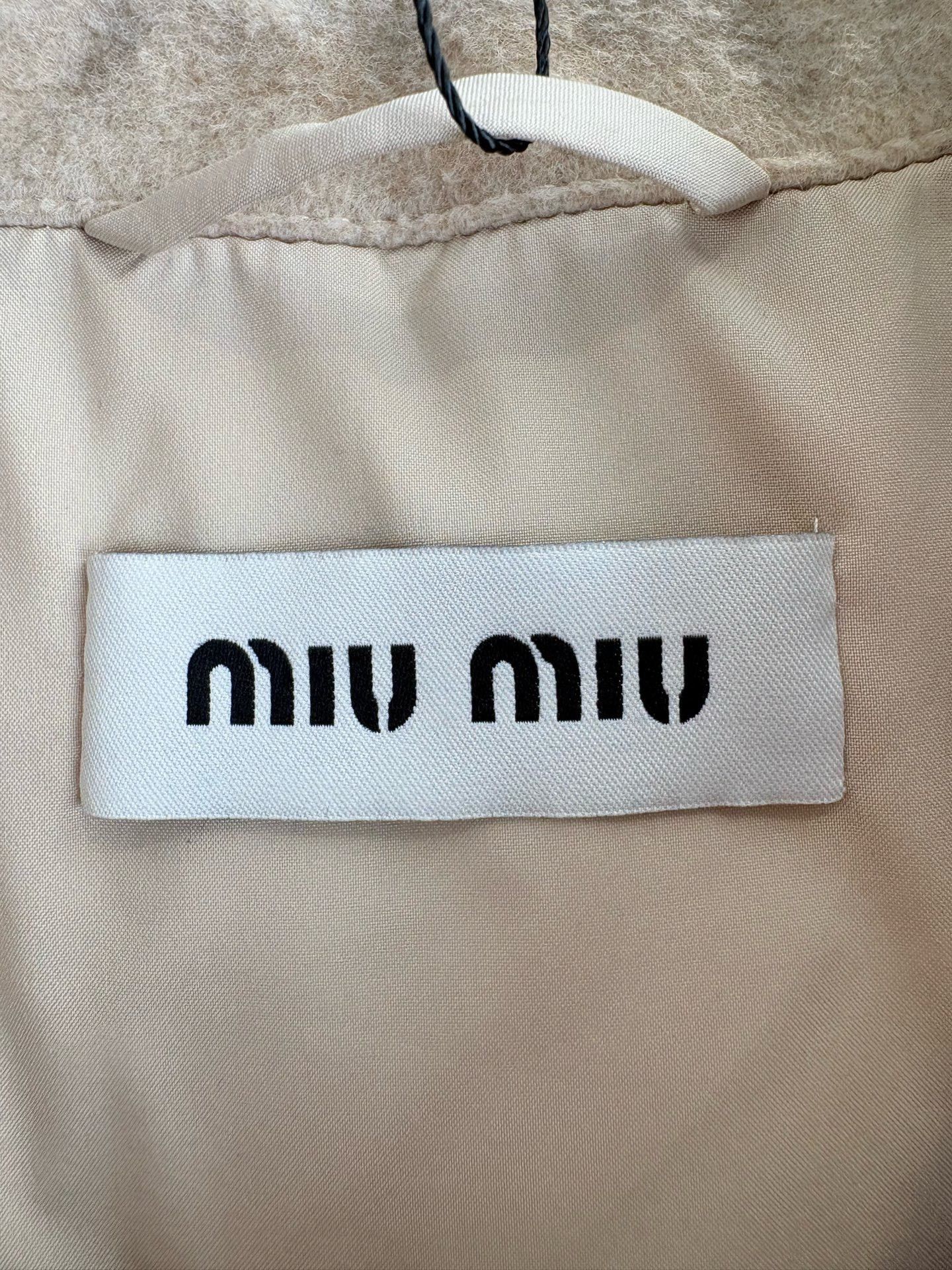 Miu Miu Miumiu Wool Down Collar Jacket Size S / US 4 / IT 40 - 4 Thumbnail