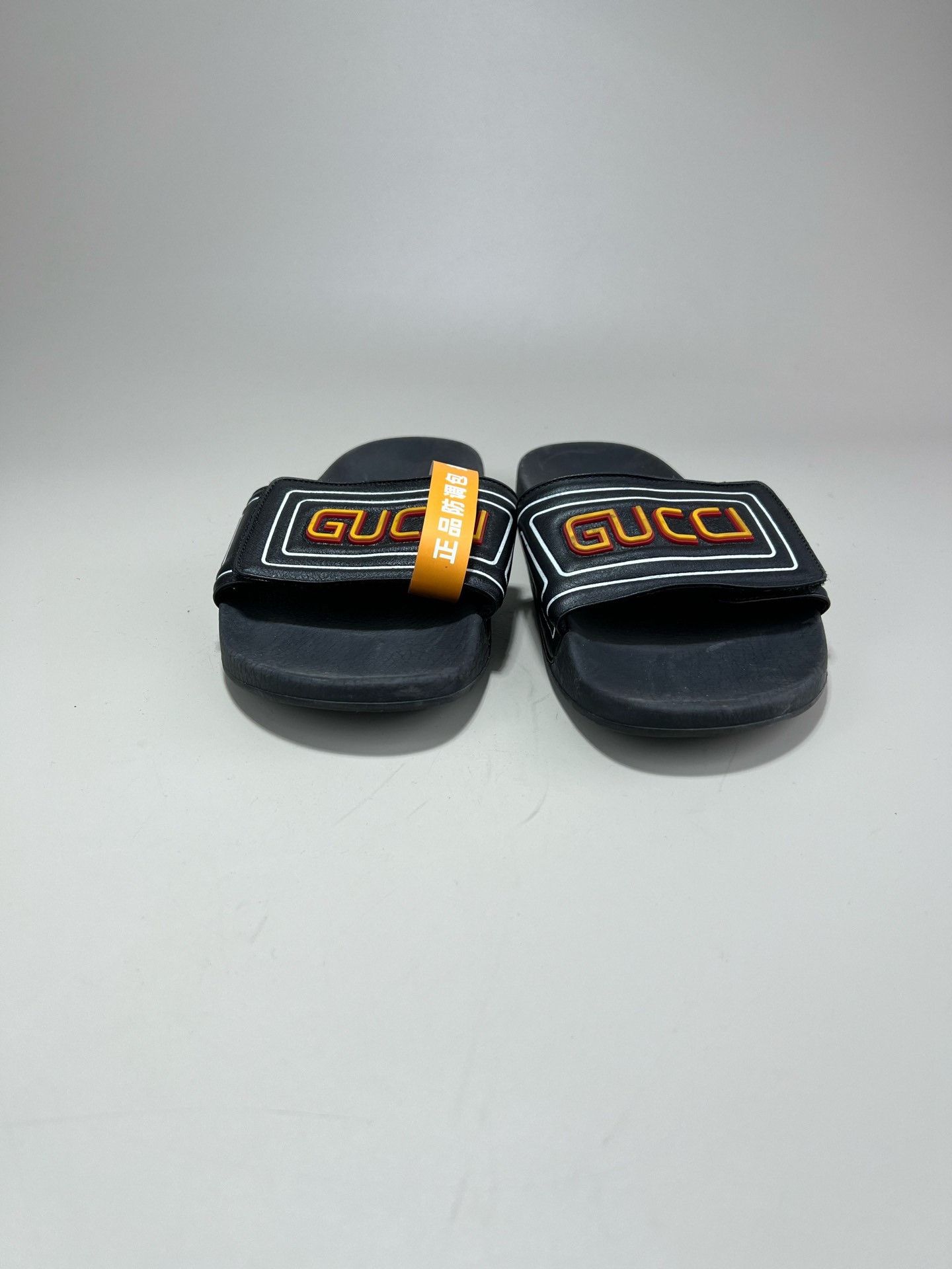 Gucci Gucci Embossed Letter Slide Sandals Size US 10 / EU 43 - 2 Thumbnail