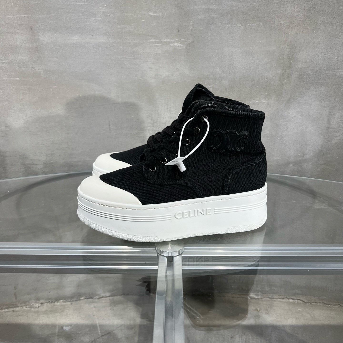 Celine Celine Block Triomphe Platform Shoes Size US 7 / IT 37 - 3 Thumbnail
