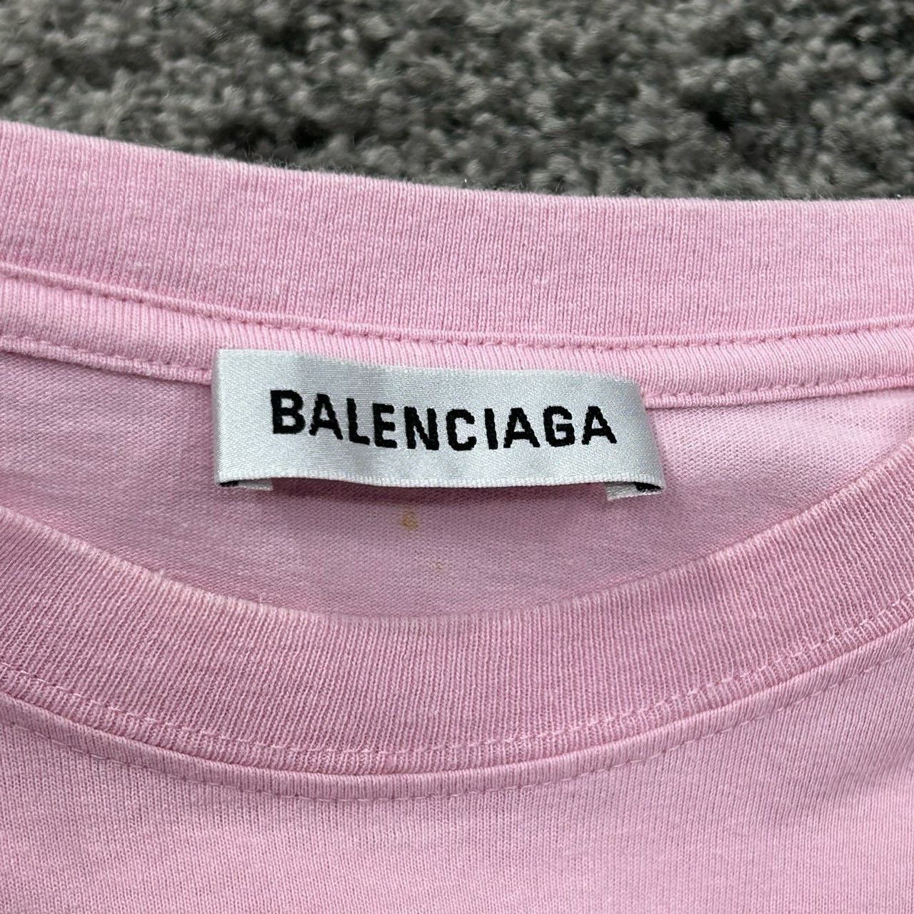 Balenciaga Balenciaga Small Logo Pink Short-Sleeve Size S / US 4 / IT 40 - 4 Thumbnail