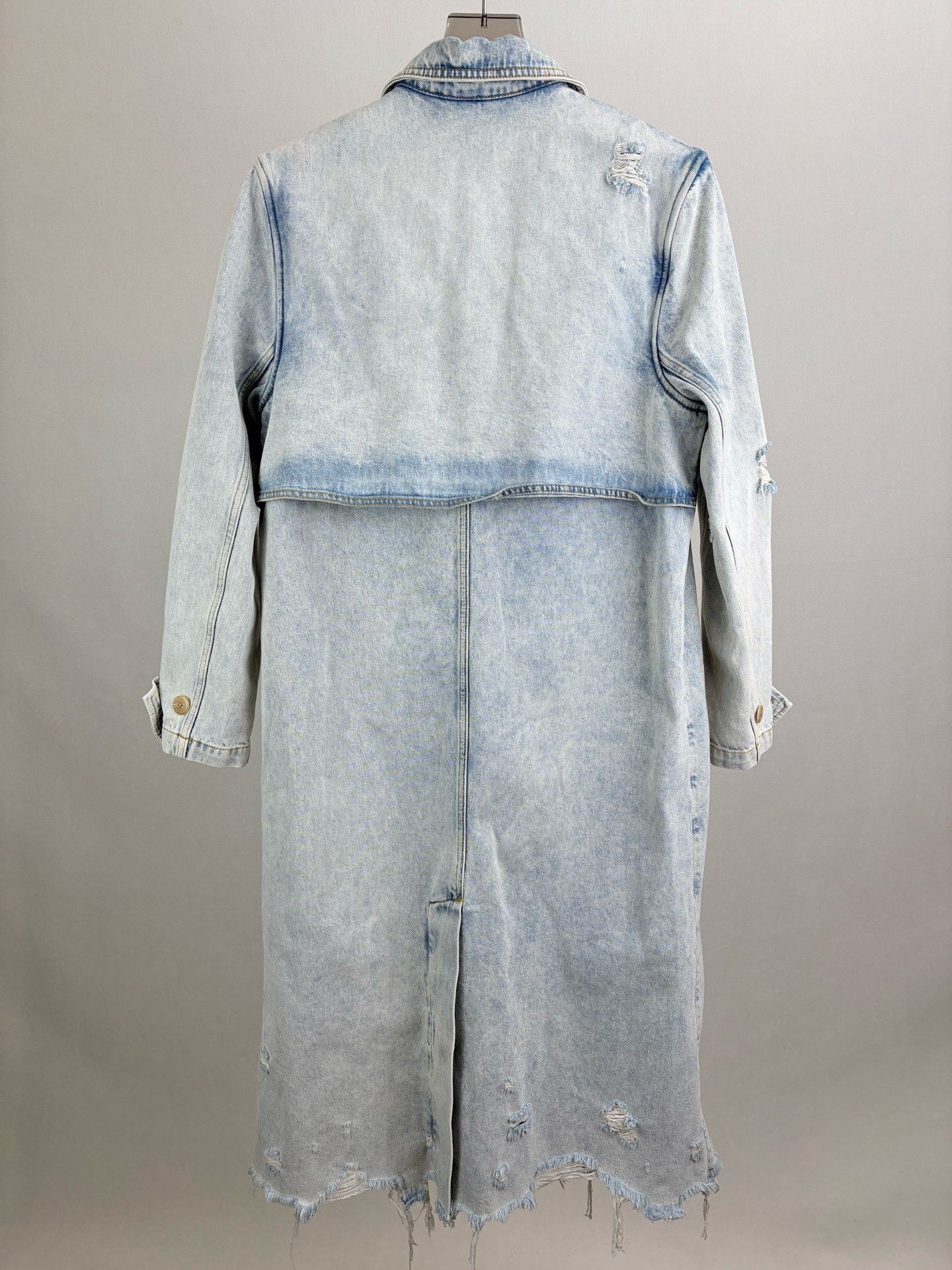 Alexander Wang Alexander Wang Mid-Length Denim Jacket Size XS / US 0-2 / IT 36-38 - 2 Thumbnail