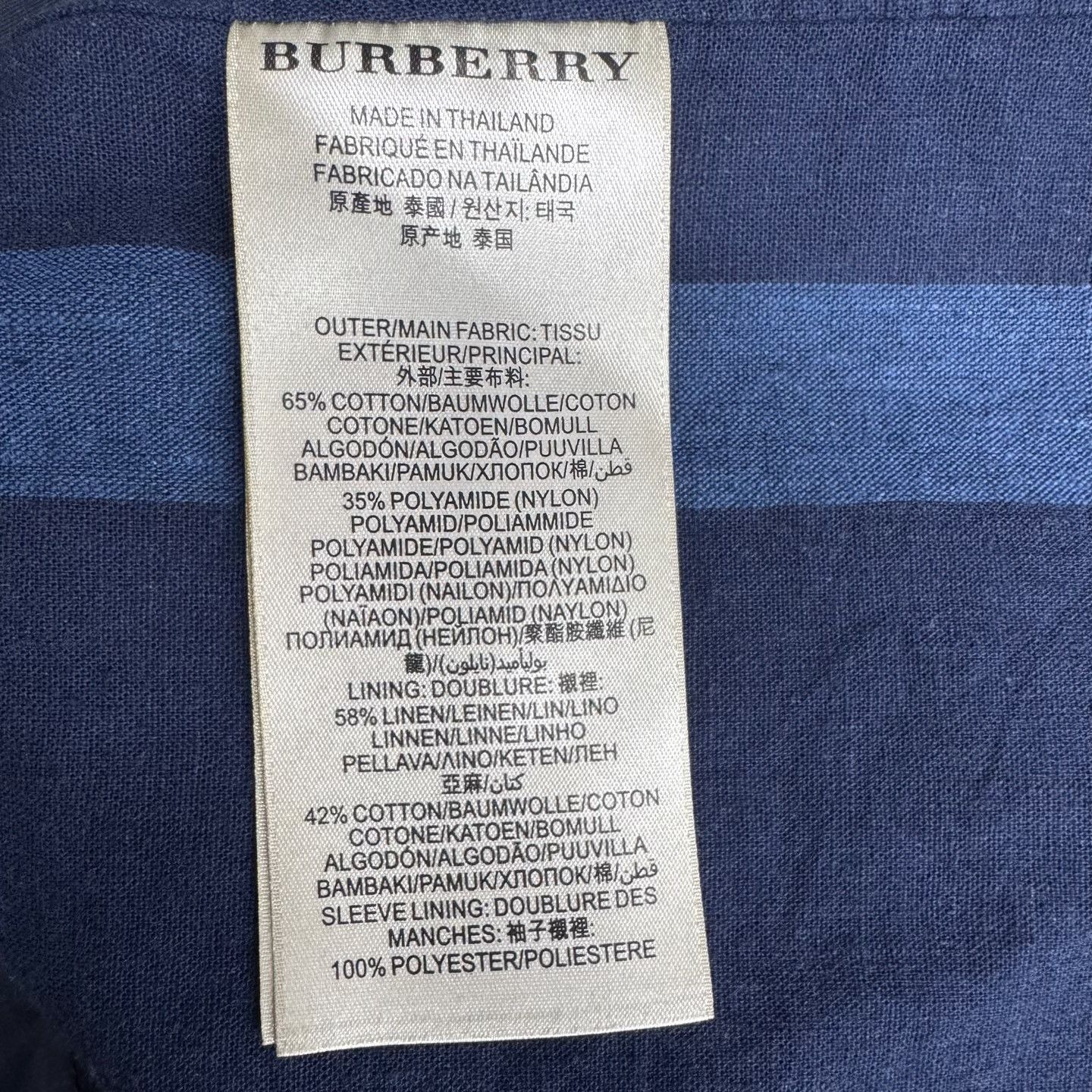 Burberry Burberry XL Solid Button Lapel Hooded Coat Size US XL / EU 56 / 4 - 5 Thumbnail