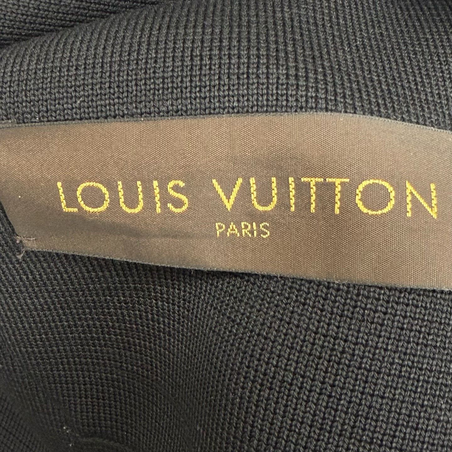 Louis Vuitton Louis Vuitton Black Knitted Single-Breasted Coat Size US M / EU 48-50 / 2 - 3 Thumbnail