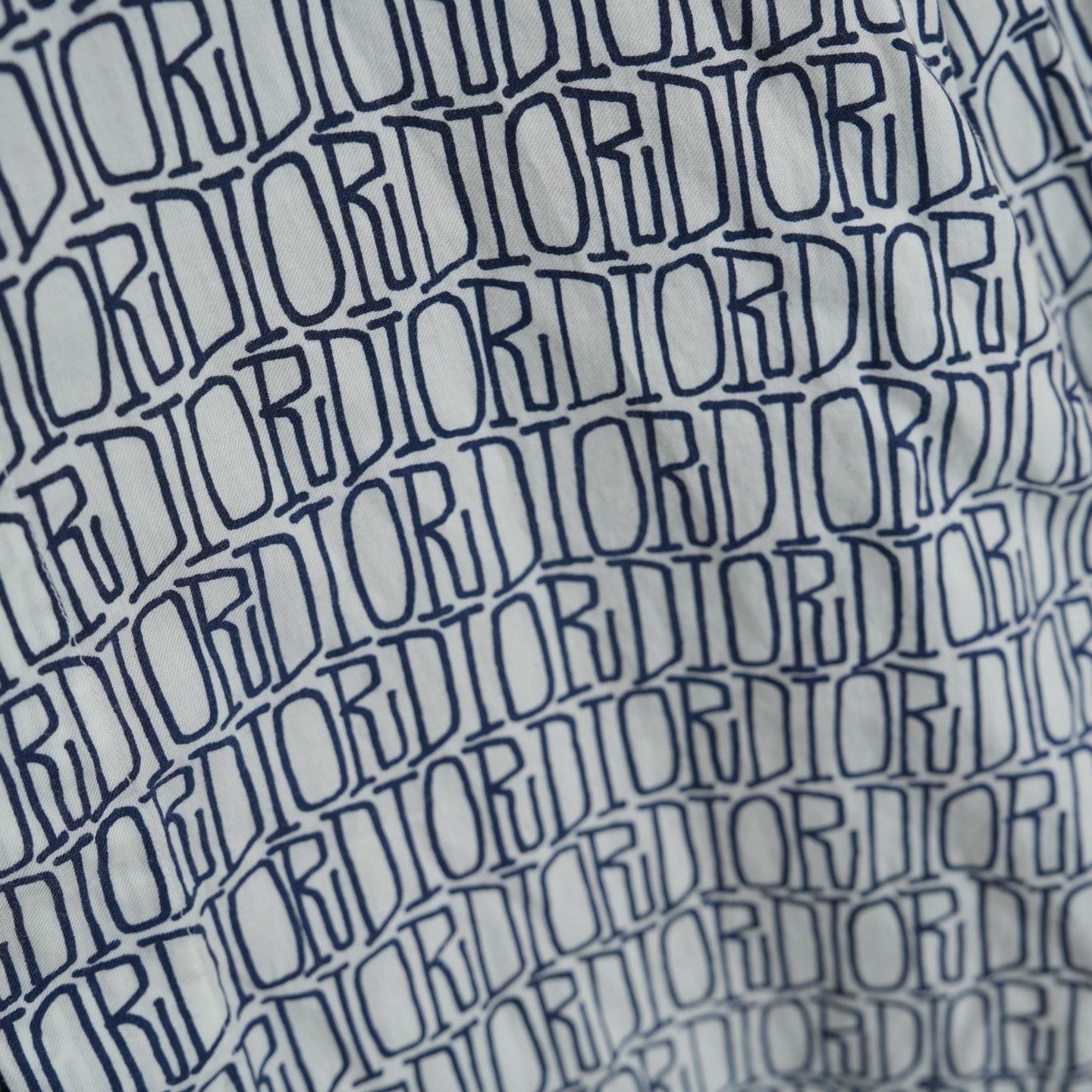 Dior Dior x Stussy Logo Print Long Sleeve Shirt Size US S / EU 44-46 / 1 - 4 Thumbnail