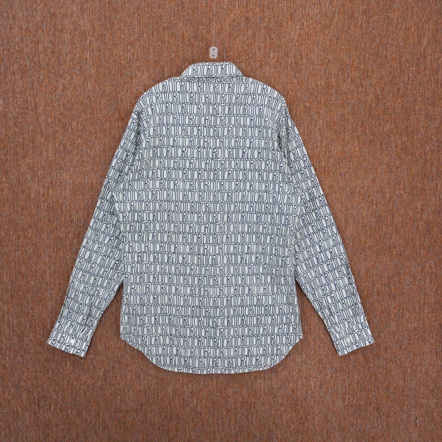 Dior Dior x Stussy Logo Print Long Sleeve Shirt Size US S / EU 44-46 / 1 - 2 Thumbnail