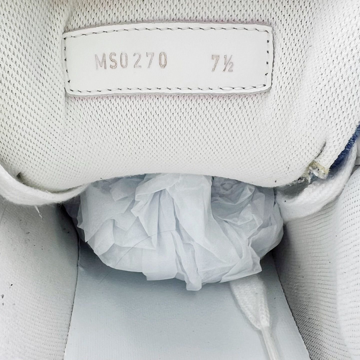 Louis Vuitton LV Blue Trainer Denim Print Sneakers Size US 8.5 / EU 41-42 - 6 Thumbnail