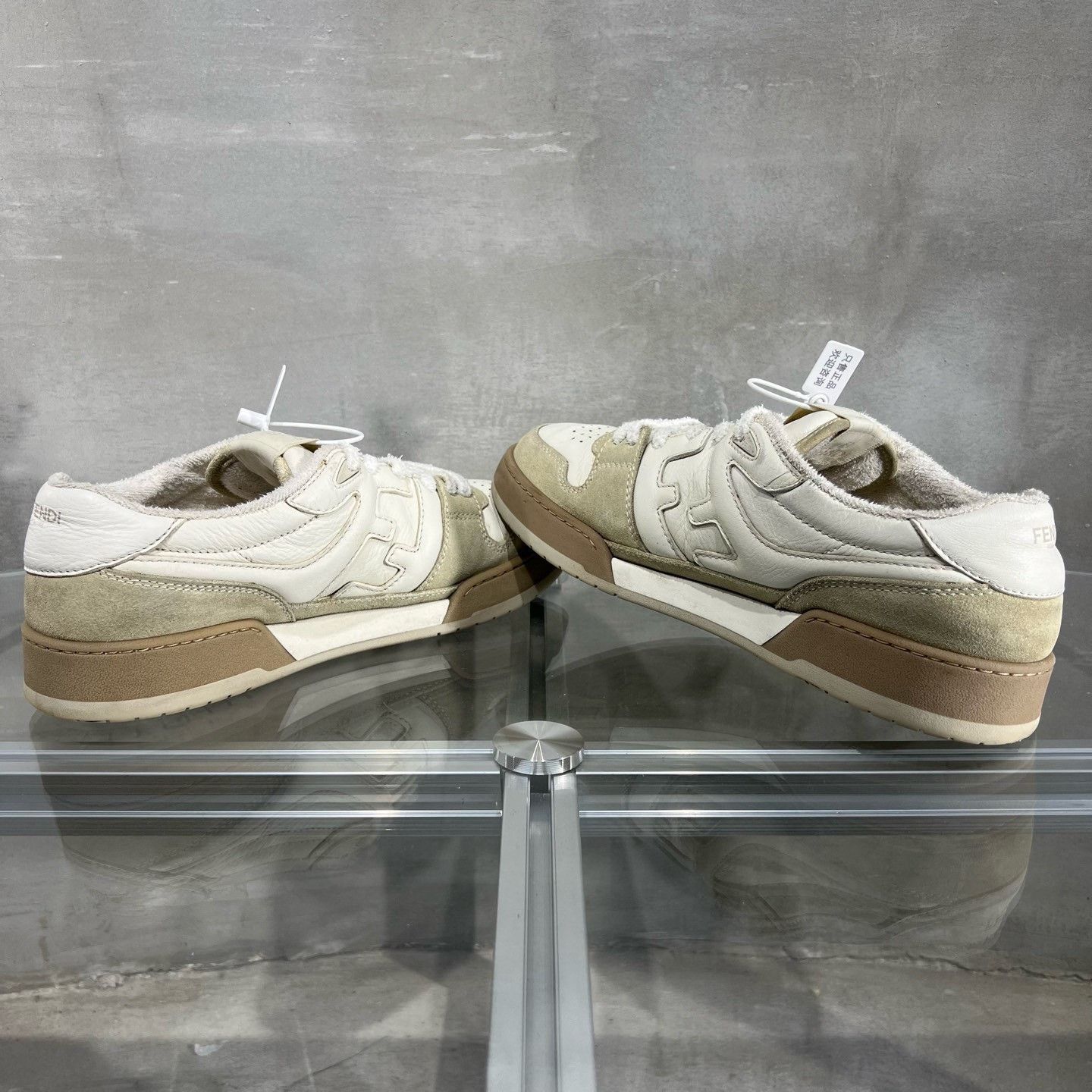 Fendi FENDI Match White Sneakers Size US 11 / EU 44 - 5 Thumbnail