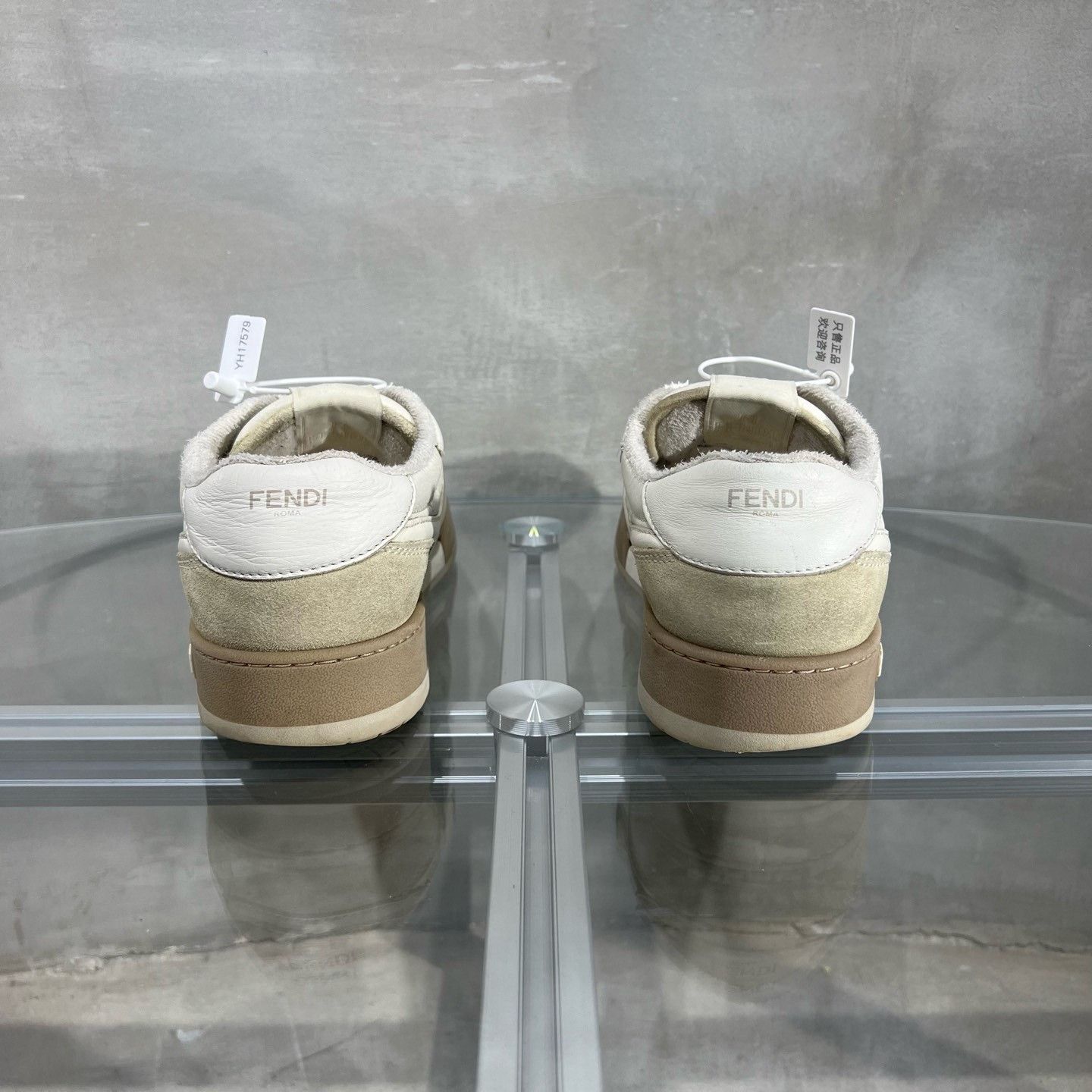 Fendi FENDI Match White Sneakers Size US 11 / EU 44 - 6 Thumbnail