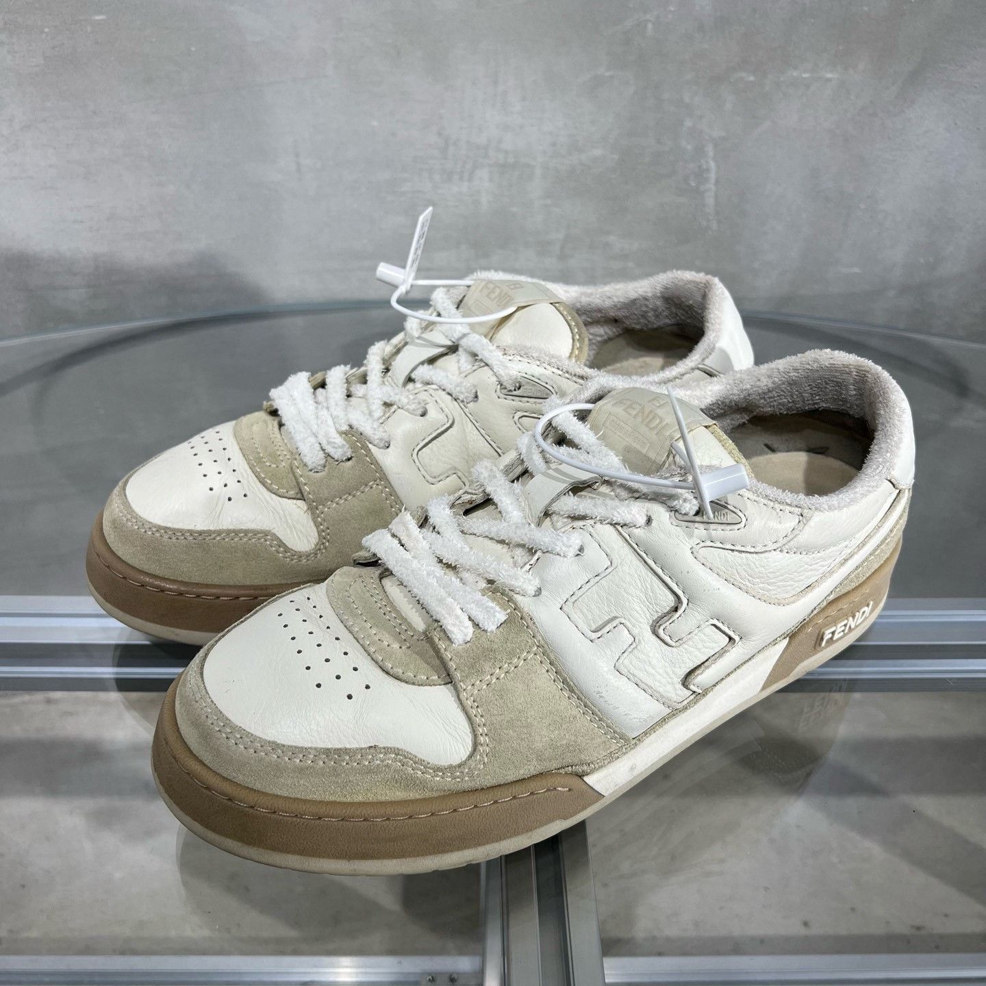 Fendi FENDI Match White Sneakers Size US 11 / EU 44 - 2 Thumbnail