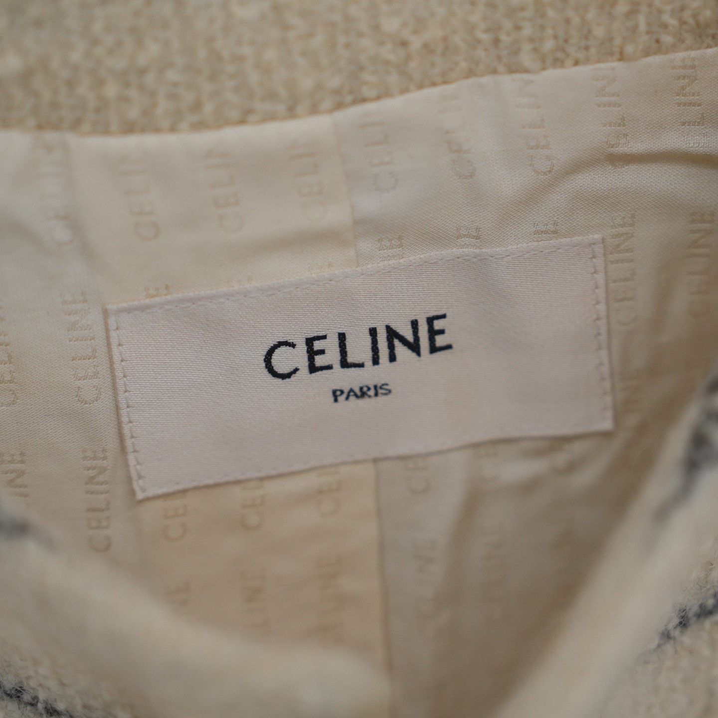 Celine CELINE Striped Button Round Neck Jacket Size S / US 4 / IT 40 - 3 Thumbnail