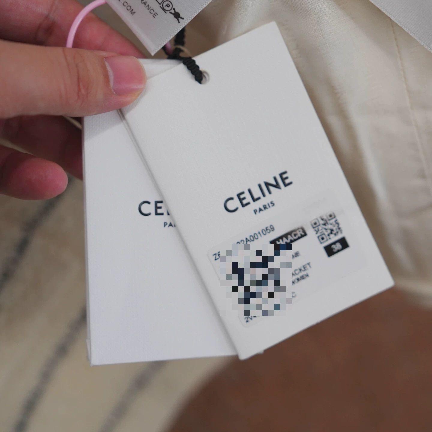 Celine CELINE Striped Button Round Neck Jacket Size S / US 4 / IT 40 - 7 Thumbnail