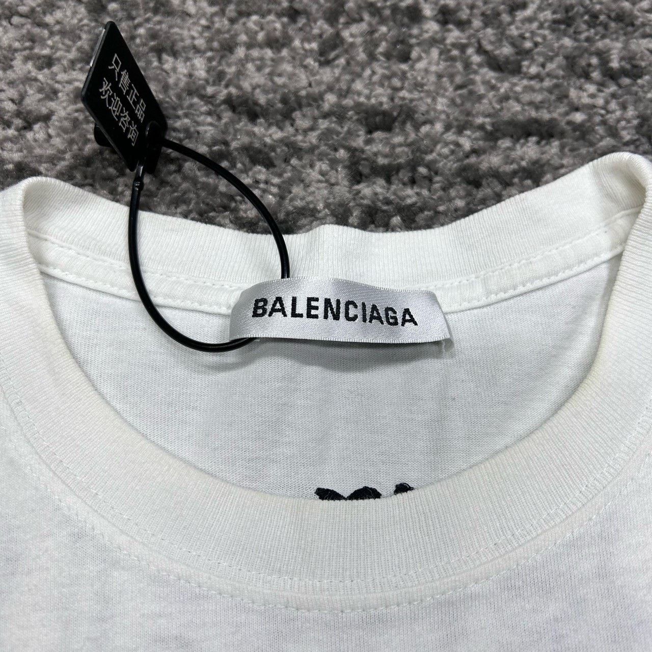 Balenciaga Balenciaga Back Logo Embroidery T-shirt Size XS / US 0-2 / IT 36-38 - 4 Thumbnail