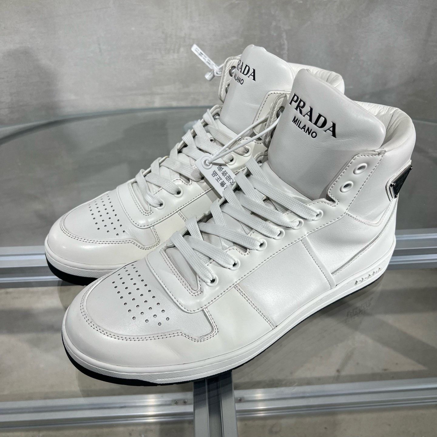 Prada PRADA Downtown Triangle Logo Sneakers Size US 9.5 / EU 42-43 - 2 Thumbnail