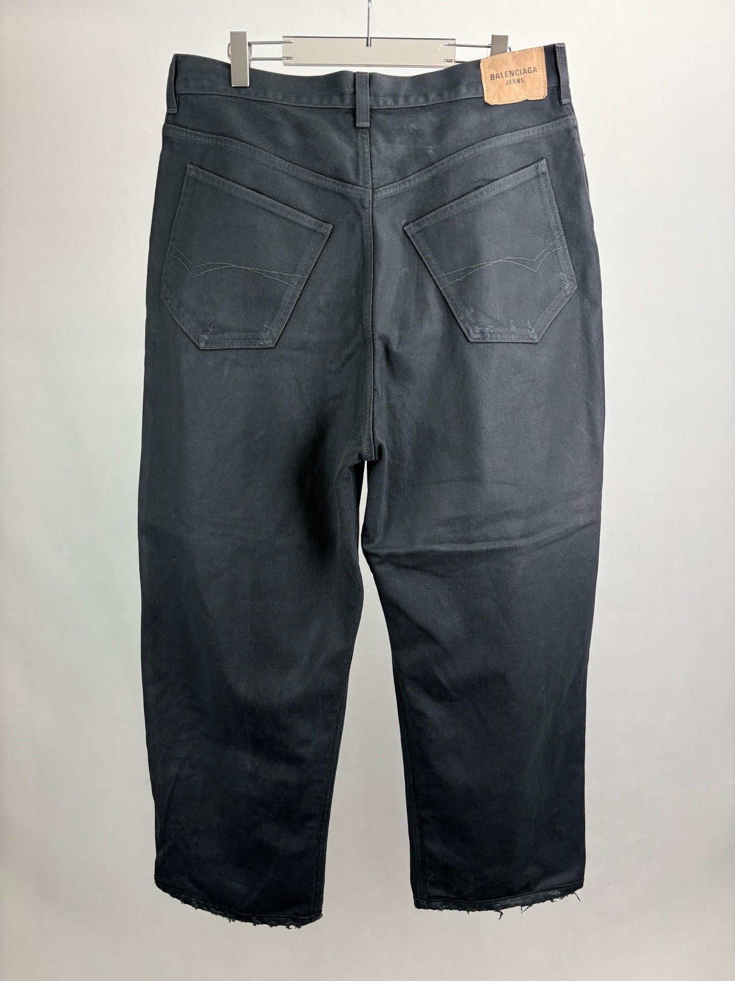 Balenciaga Balenciaga Baggy Distressed Jeans Size US 30 / EU 46 - 2 Thumbnail