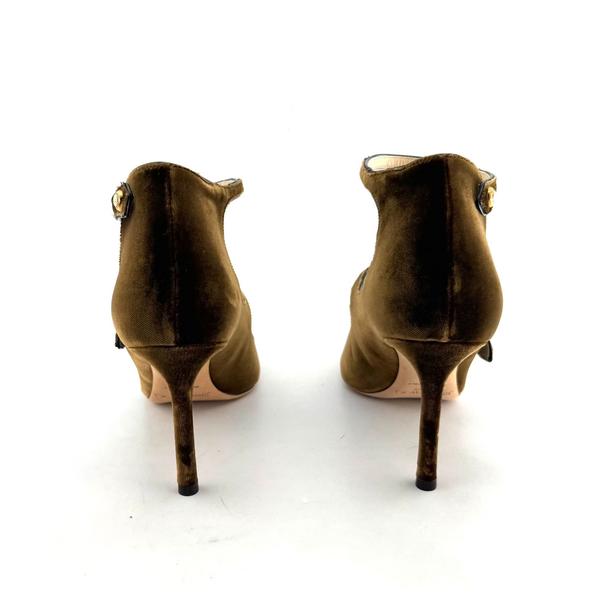 Jimmy Choo Jimmy Choo Suede Stiletto Ankle Strap Heels Size US 6 / IT 36 - 5 Thumbnail