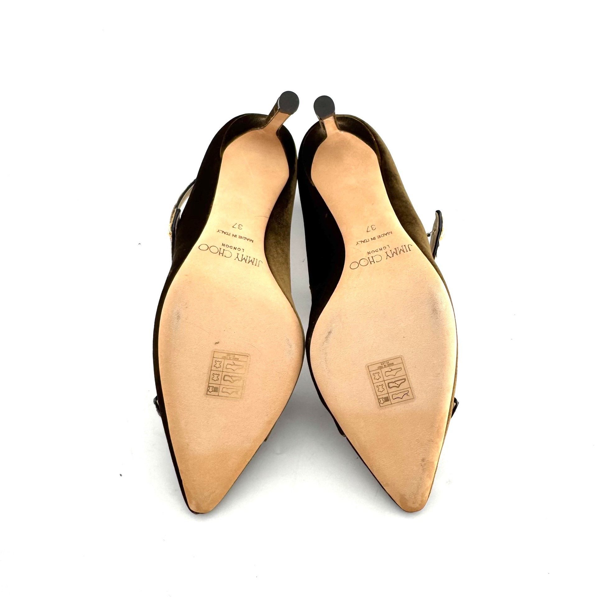 Jimmy Choo Jimmy Choo Suede Stiletto Ankle Strap Heels Size US 6 / IT 36 - 4 Thumbnail