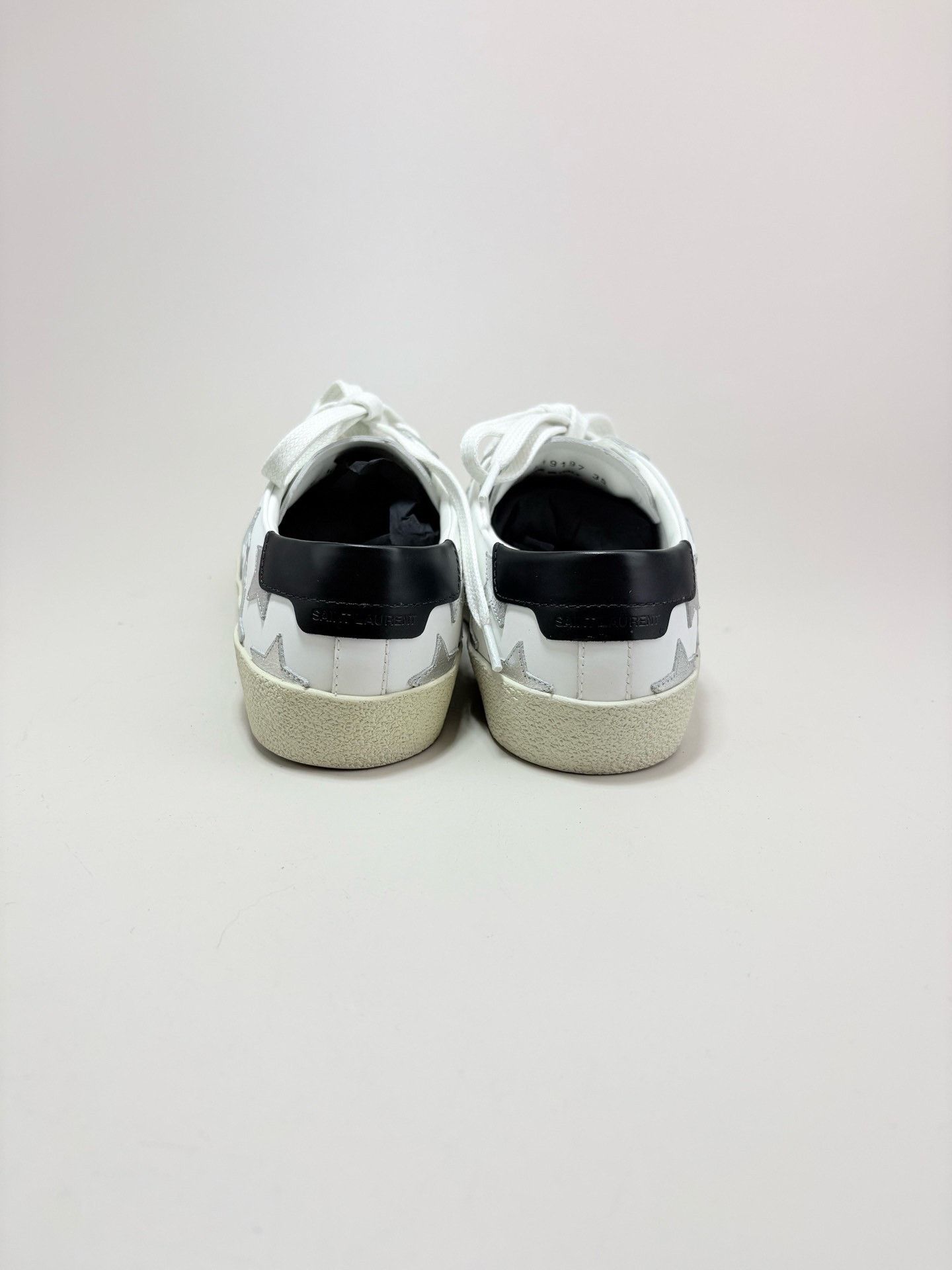 Saint Laurent Paris Saint Laurent SLP Star Low-Top Sneakers Size US 4 / IT 34 - 3 Thumbnail