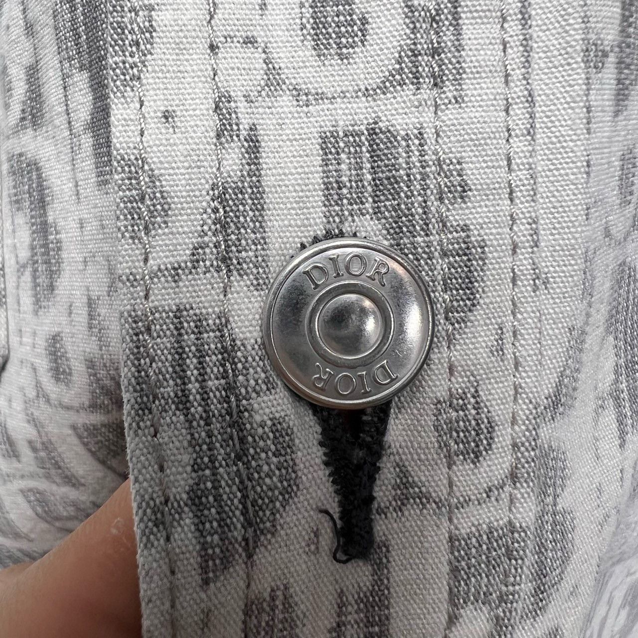 Dior DIOR All-Over Print Washed Denim Jacket Size US M / EU 48-50 / 2 - 4 Thumbnail