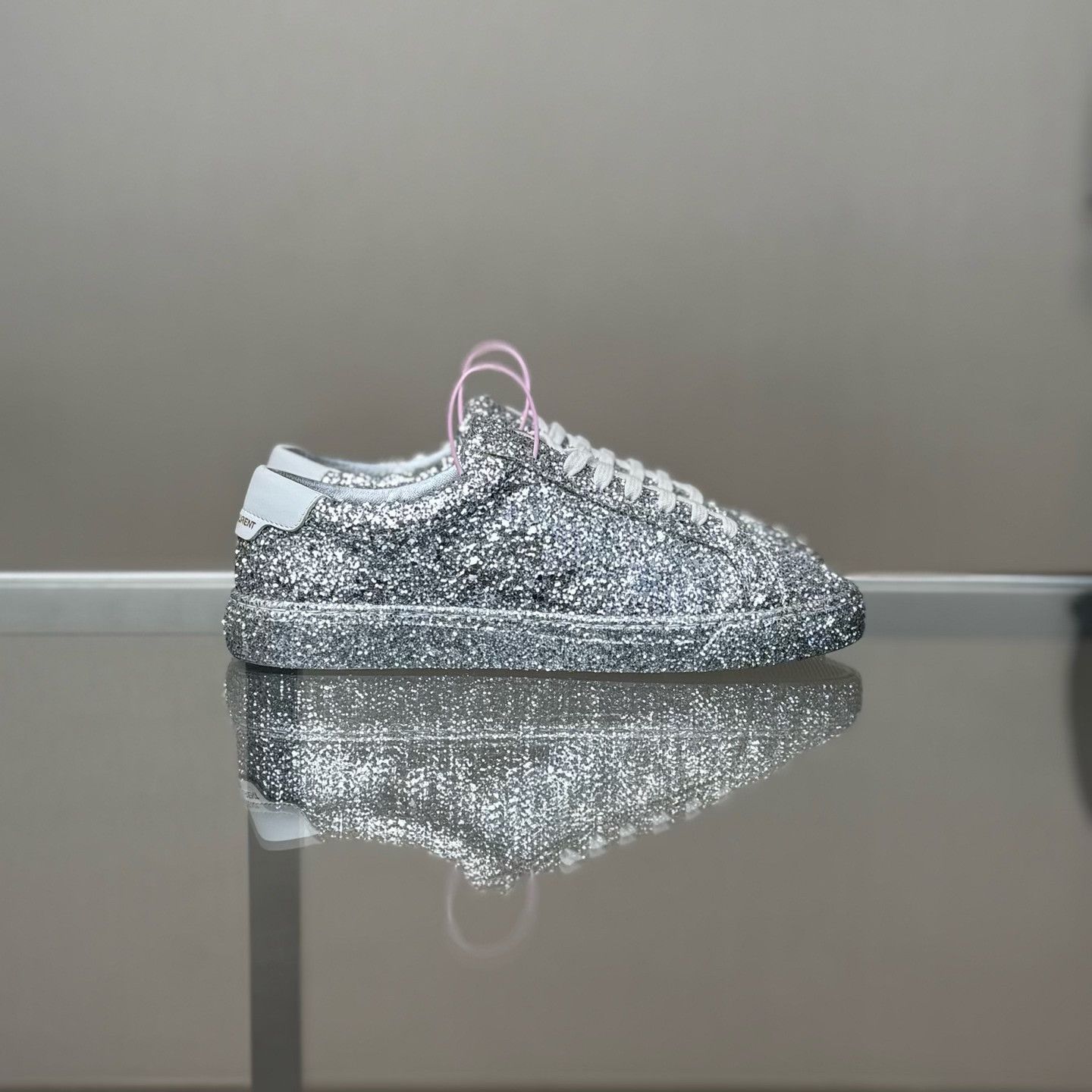 Saint Laurent Paris Saint Laurent Rhinestone Sneakers Size US 5.5 / IT 35.5 - 5 Thumbnail