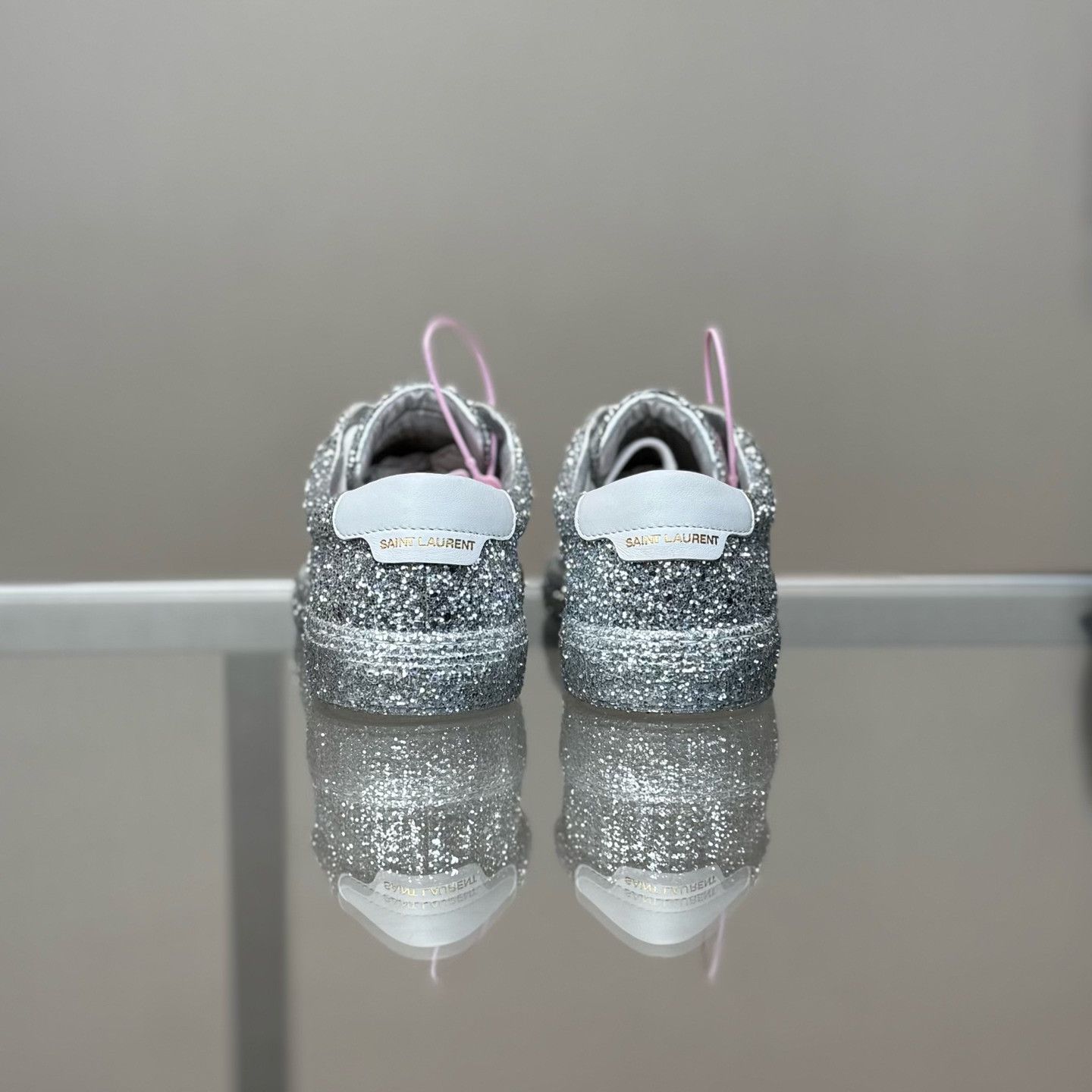 Saint Laurent Paris Saint Laurent Rhinestone Sneakers Size US 5.5 / IT 35.5 - 4 Thumbnail