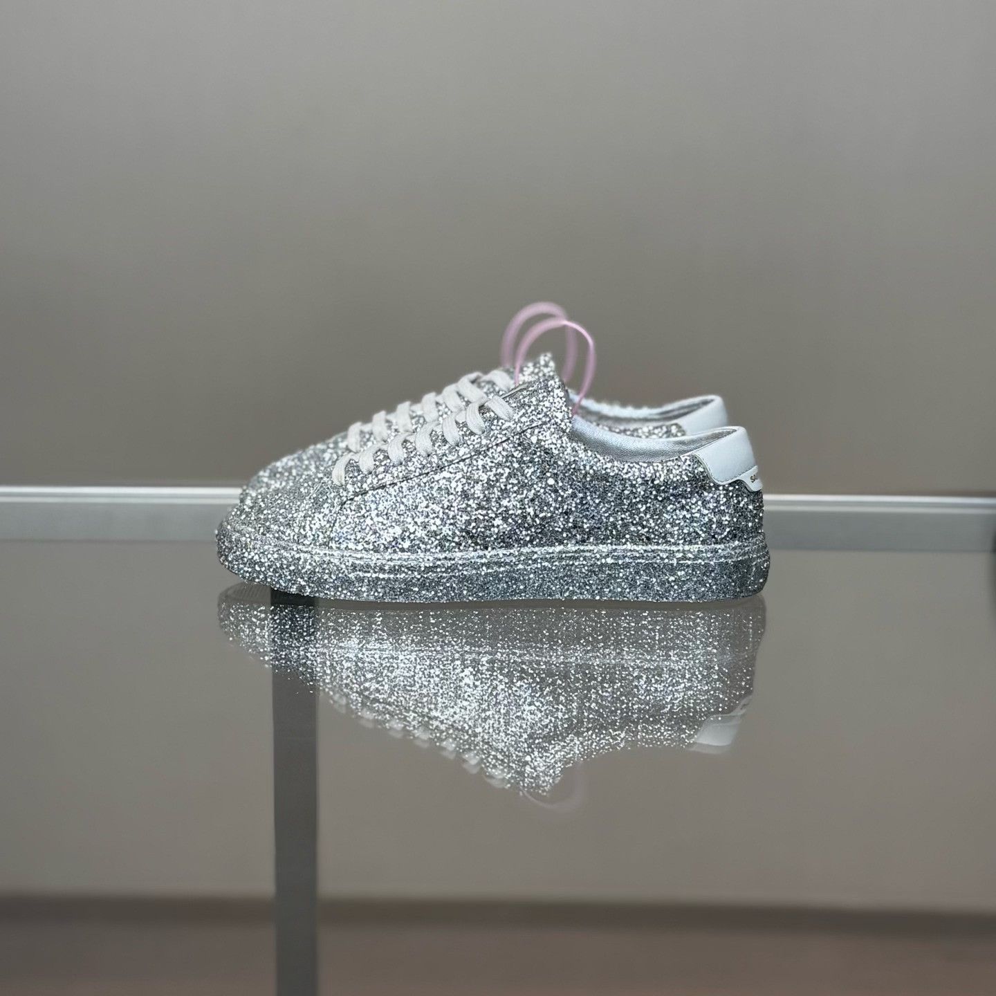 Saint Laurent Paris Saint Laurent Rhinestone Sneakers Size US 5.5 / IT 35.5 - 3 Thumbnail