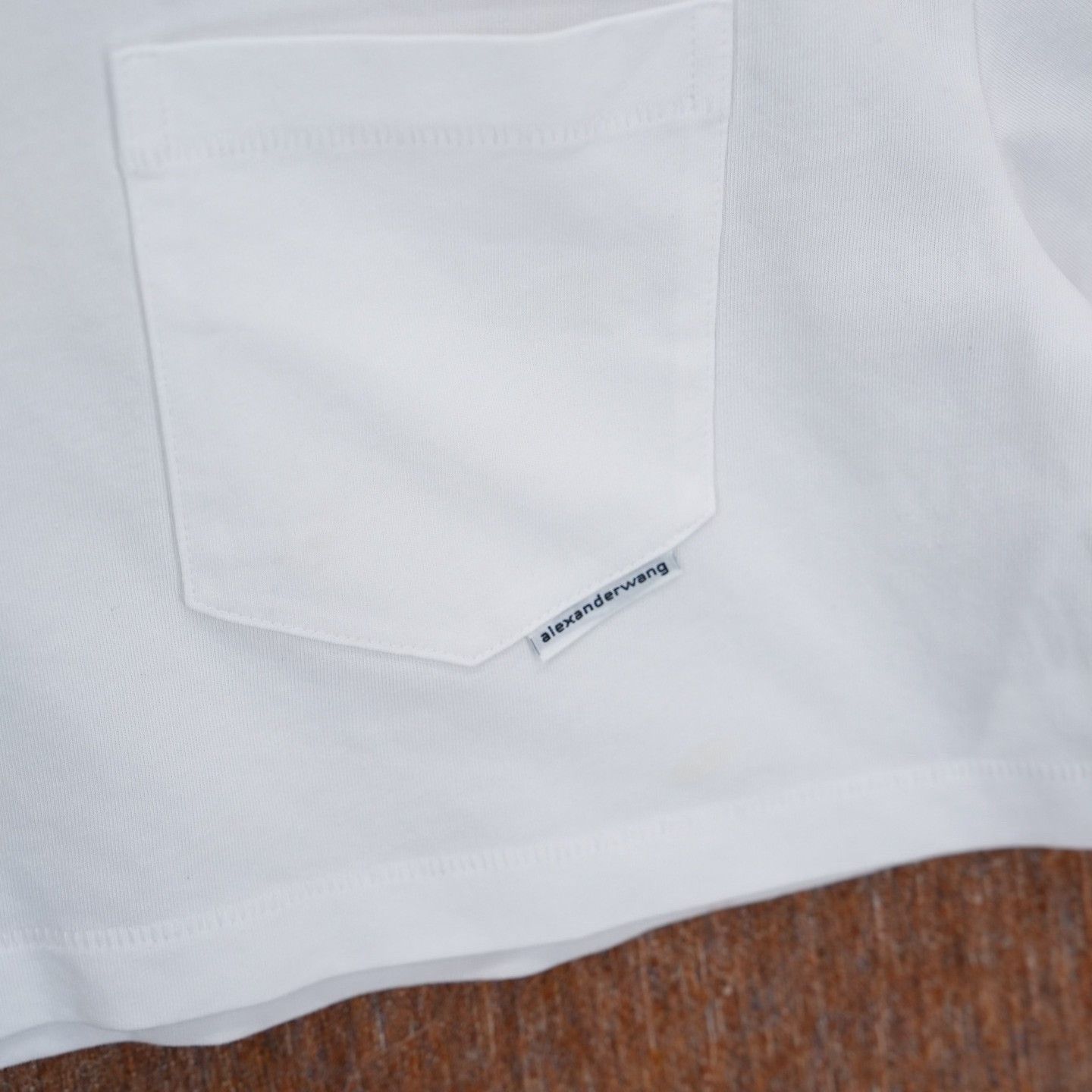 Alexander Wang Alexander Wang Woven Logo Short-Sleeve T-Shirt Size XS / US 0-2 / IT 36-38 - 4 Thumbnail