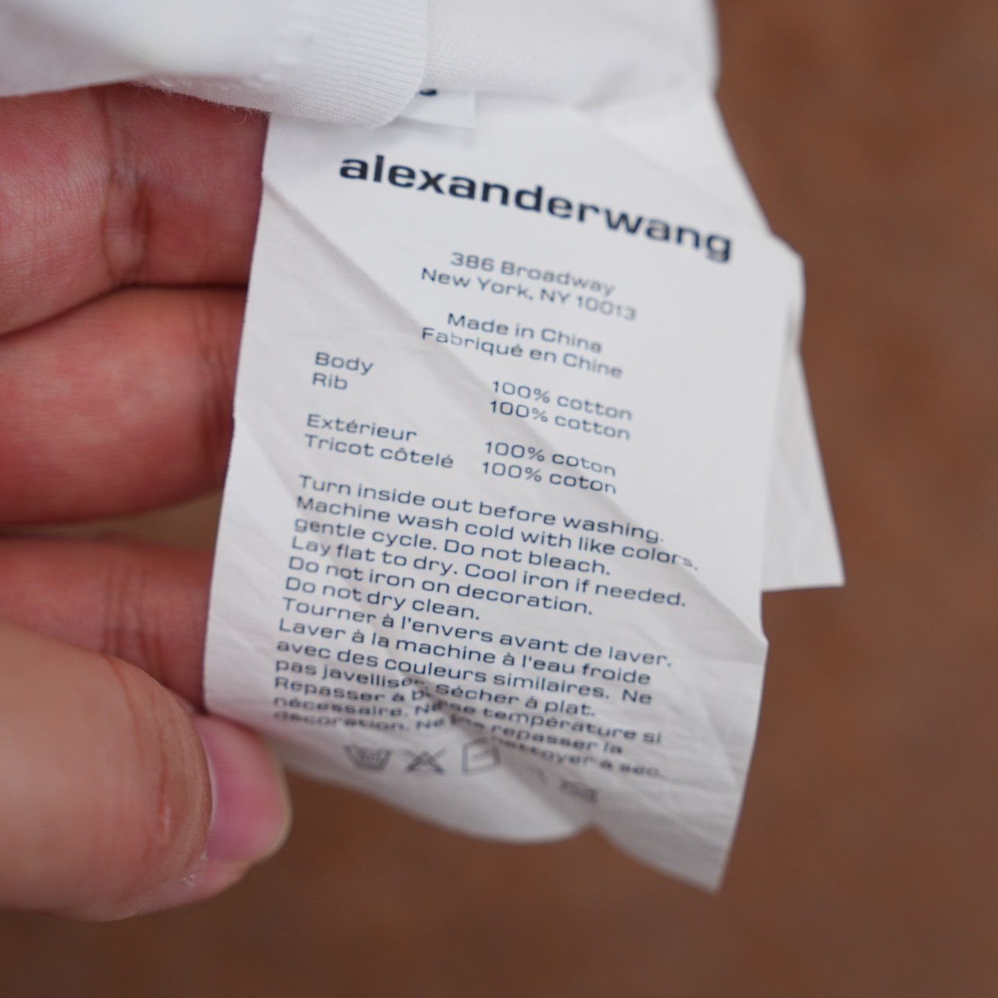 Alexander Wang Alexander Wang Woven Logo Short-Sleeve T-Shirt Size XS / US 0-2 / IT 36-38 - 5 Thumbnail