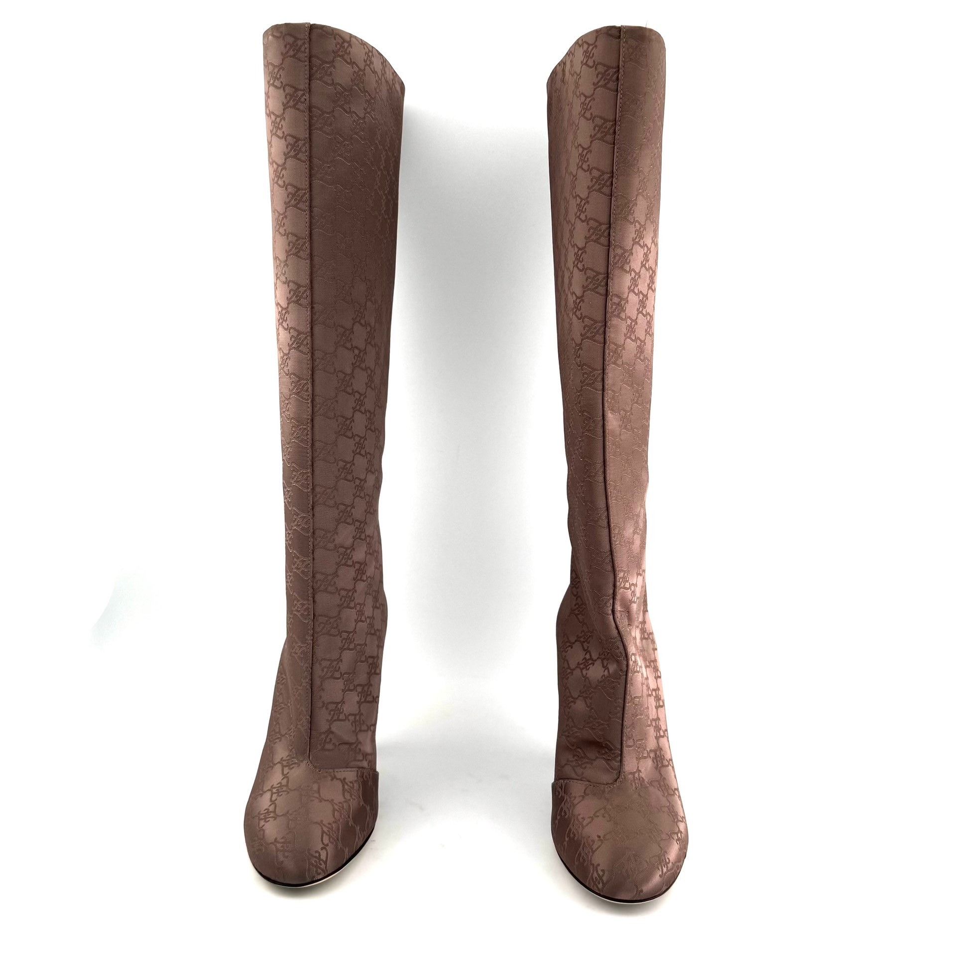Fendi Fendi Light Brown Printed Long Boots Size US 5 / IT 35 - 3 Thumbnail