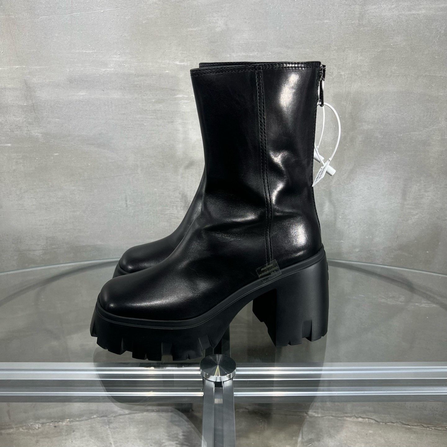Miu Miu MIU MIU Black Ankle Boots Size US 7.5 / IT 37.5 - 3 Thumbnail