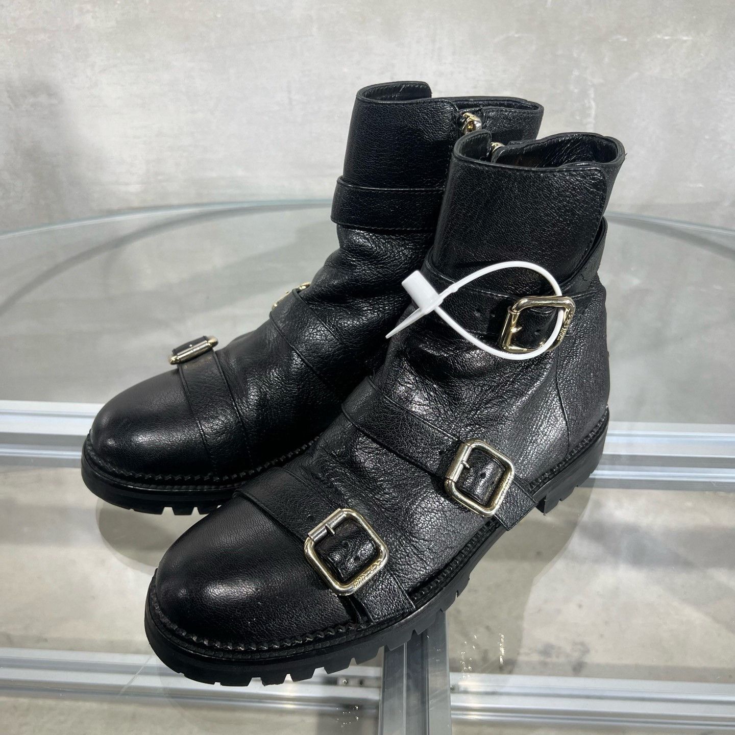 Jimmy Choo Jimmy Choo Crystal Buckle Ankle Boots Size US 6.5 / IT 36.5 - 2 Thumbnail