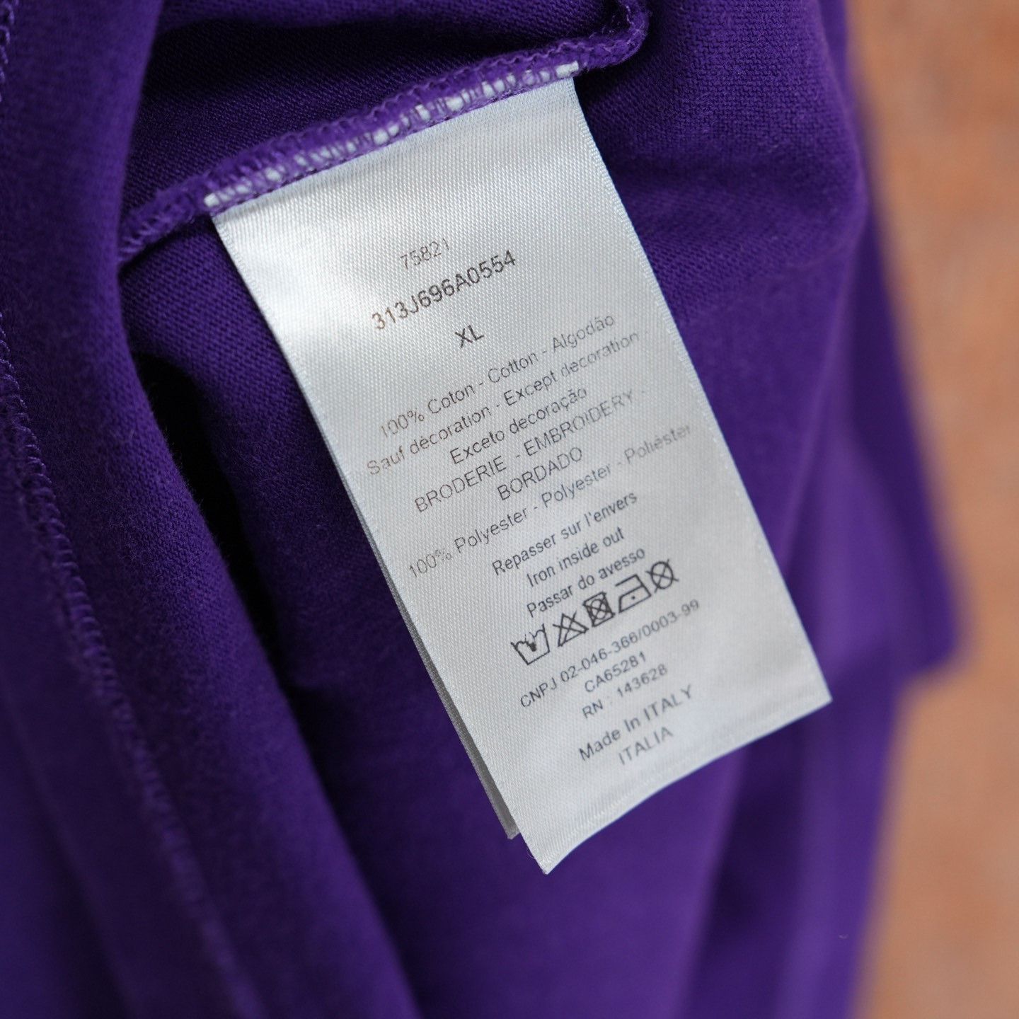 Dior Dior Purple Floral Logo Short Sleeve Size XL / US 12-14 / IT 48-50 - 5 Thumbnail